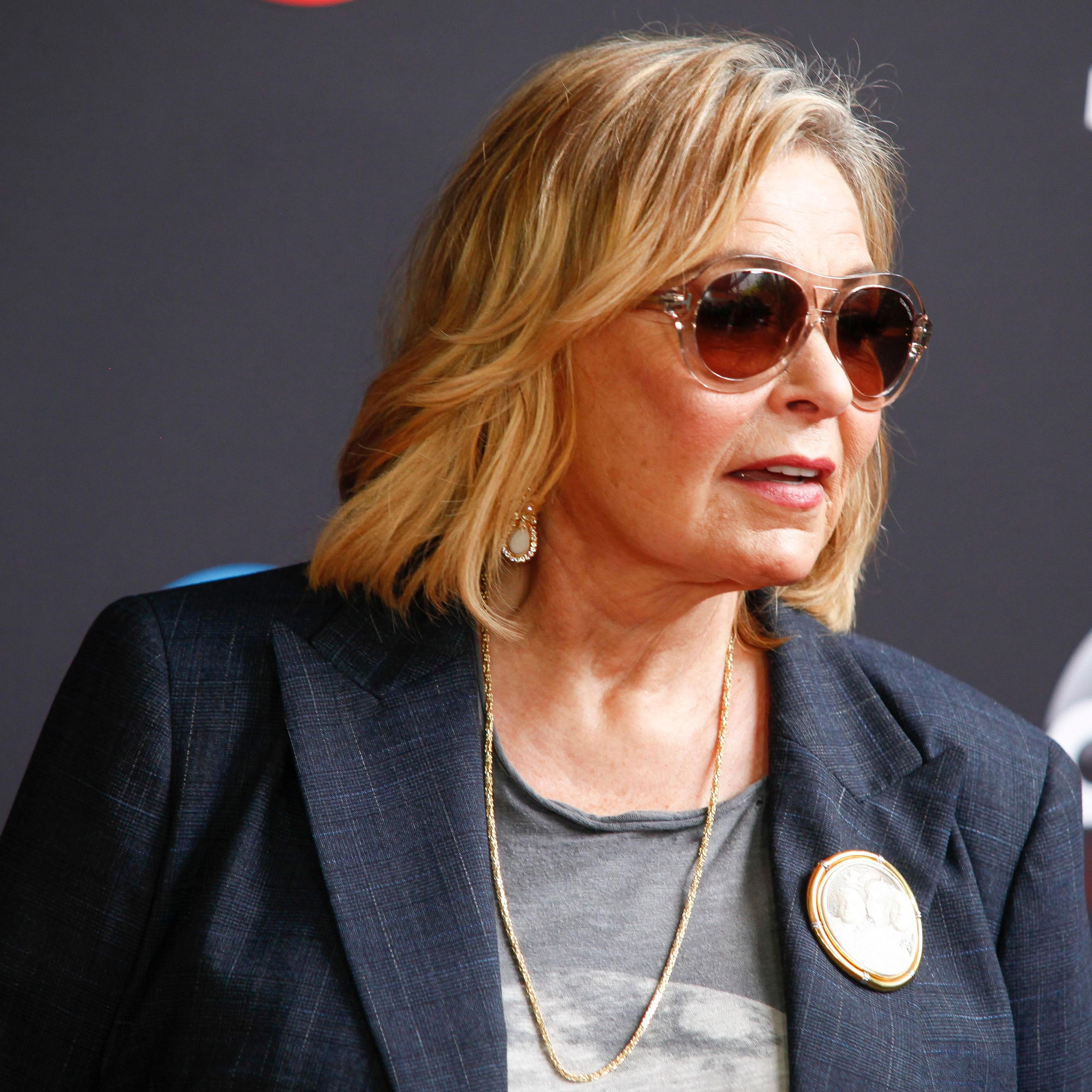 Roseanne Bar on the 2018 Disney/ABC/Freeform Upfront Red Carpet, New York, May 15, 2018