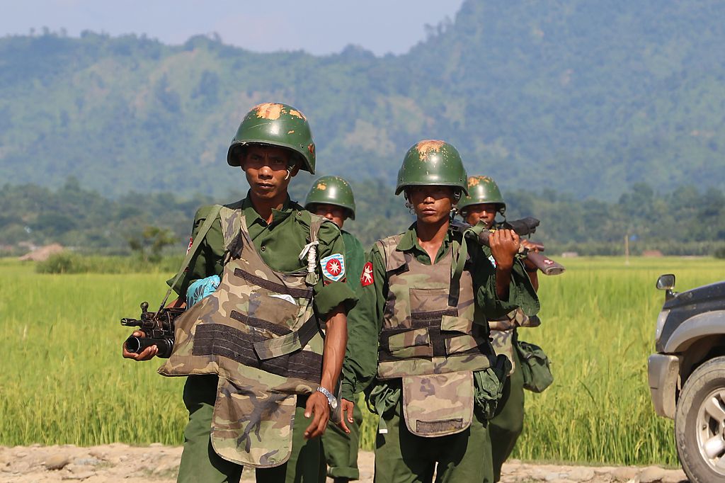 Myanmar Soldiers Rakhine