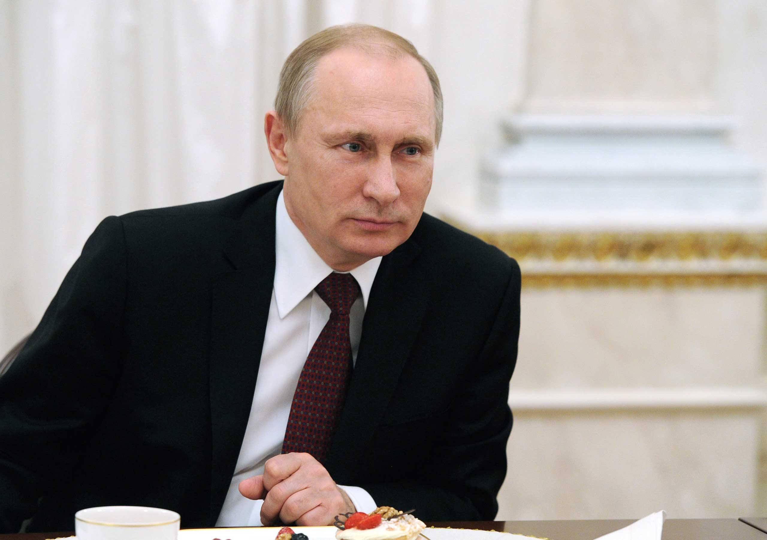 Russian President Vladimir Putin congratulates all Russian women on International Women's Day