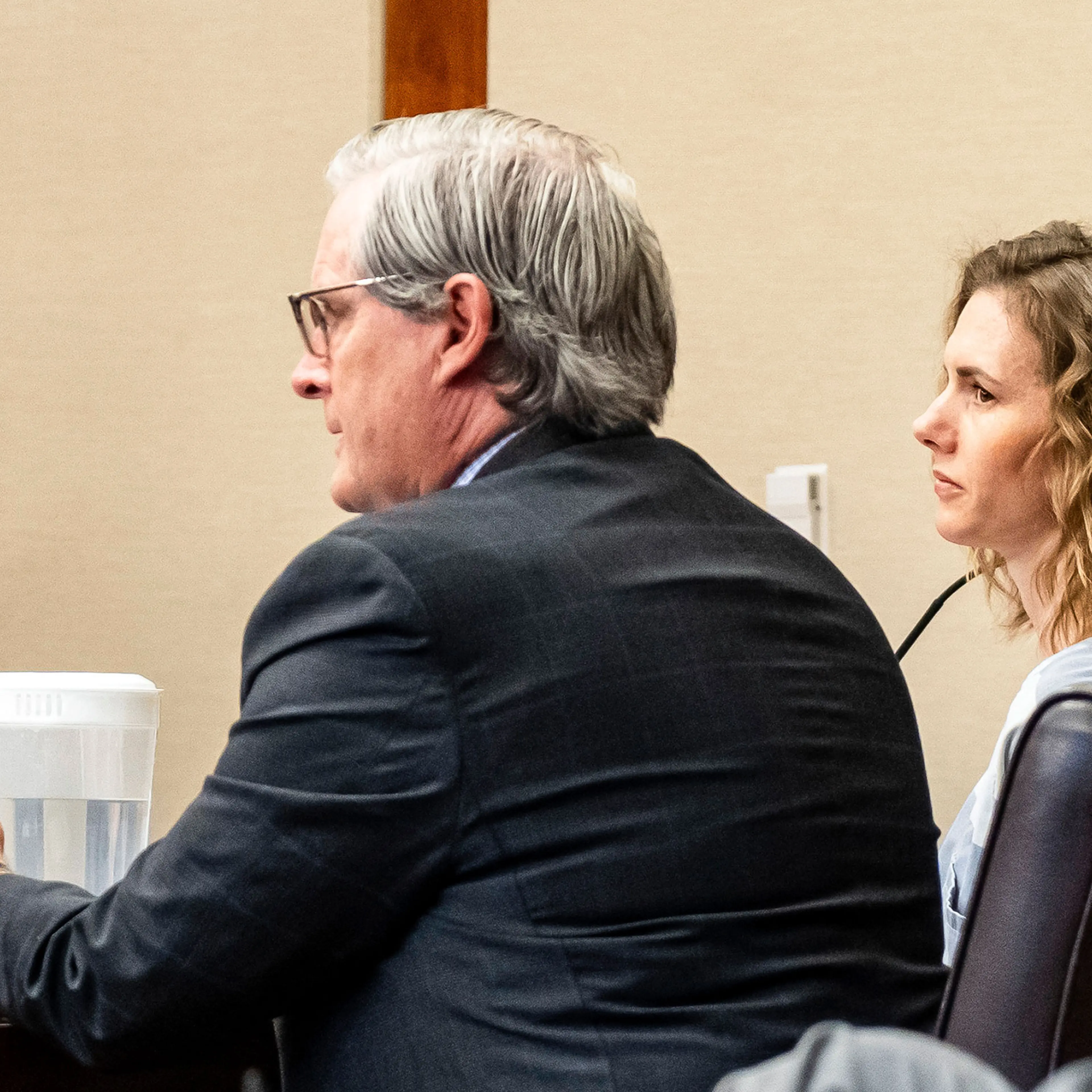Ruby Franke sits in court during her sentencing hearin, in St. George, Utah on Feb. 20, 2024.