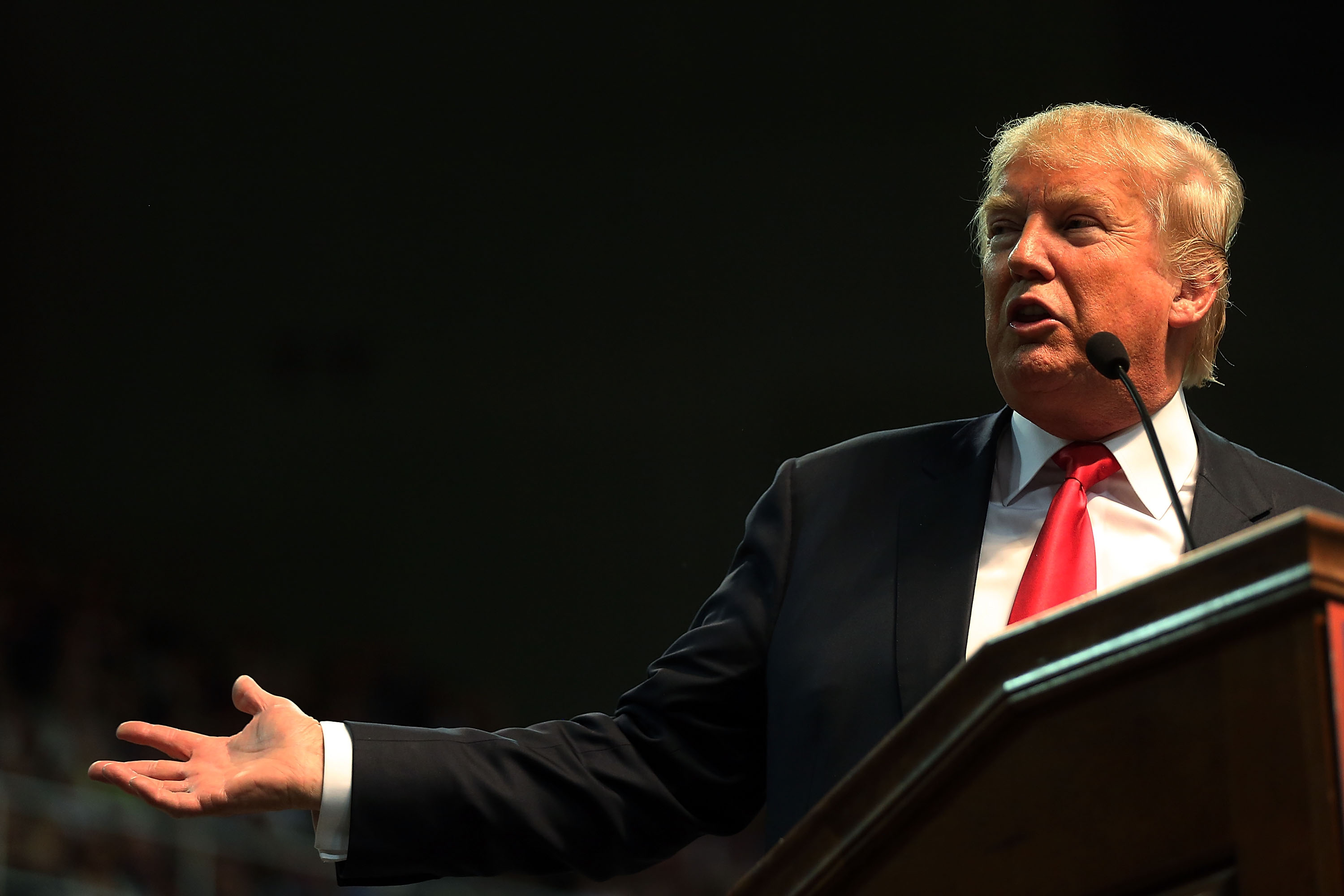 Donald Trump Holds Rally In Biloxi, Mississippi