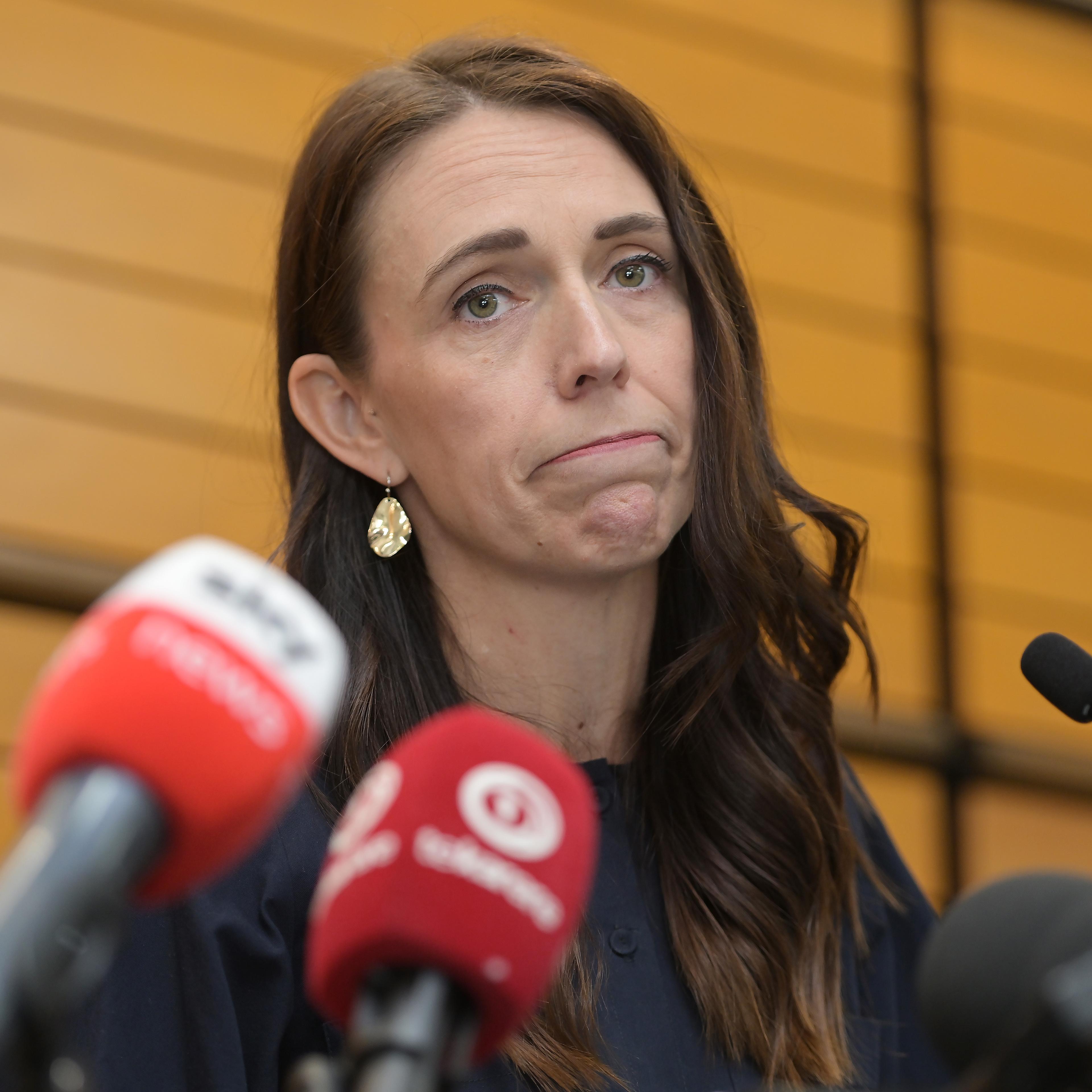 New Zealand Prime Minister Jacinda Ardern announces her resignation