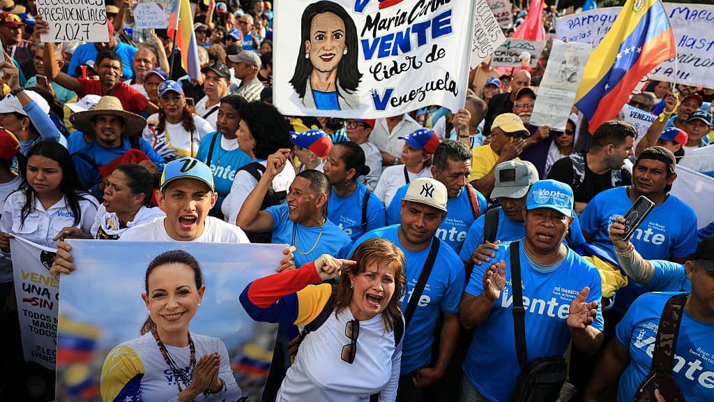 Venezuelans Take to the Streets to Demand Democracy