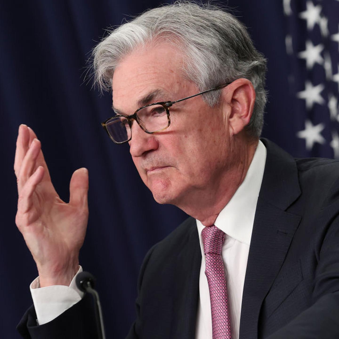 Federal Reserve Chairman Powell Holds A News Conference On Interest Rate Policy