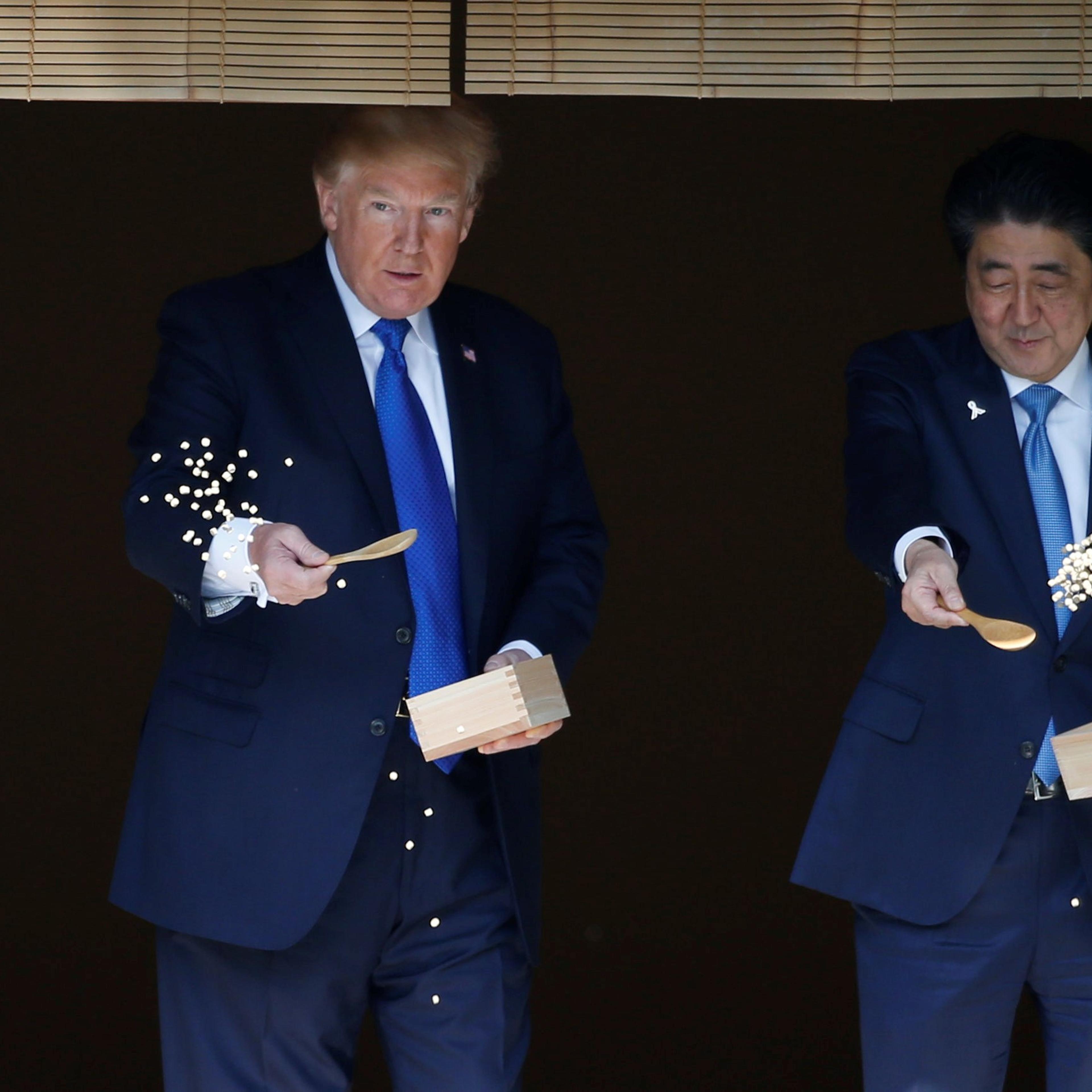 U.S. President Donald Trump's Second Day In Japan