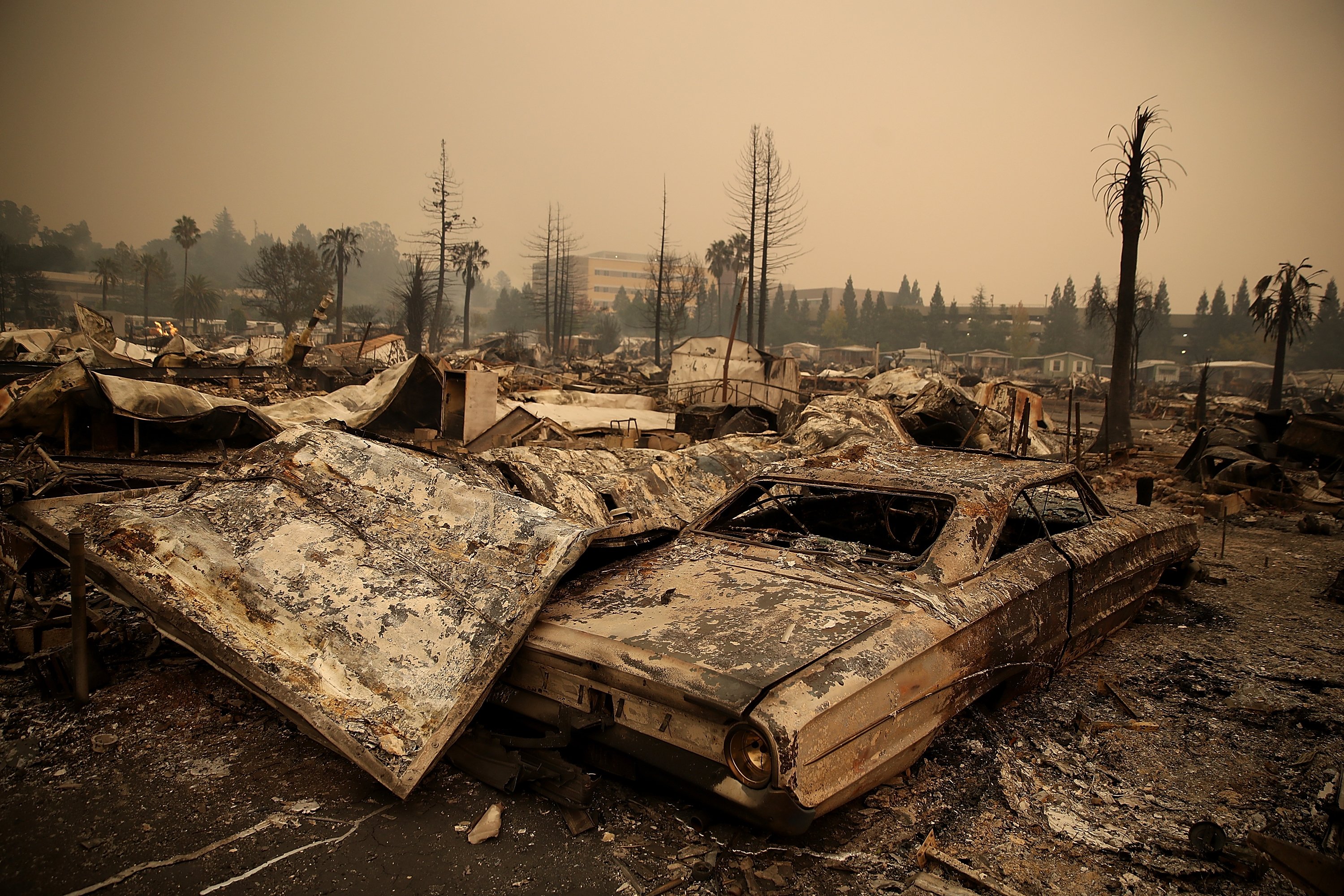 Multiple Wildfires Destroy Homes, Threaten California Wine Country