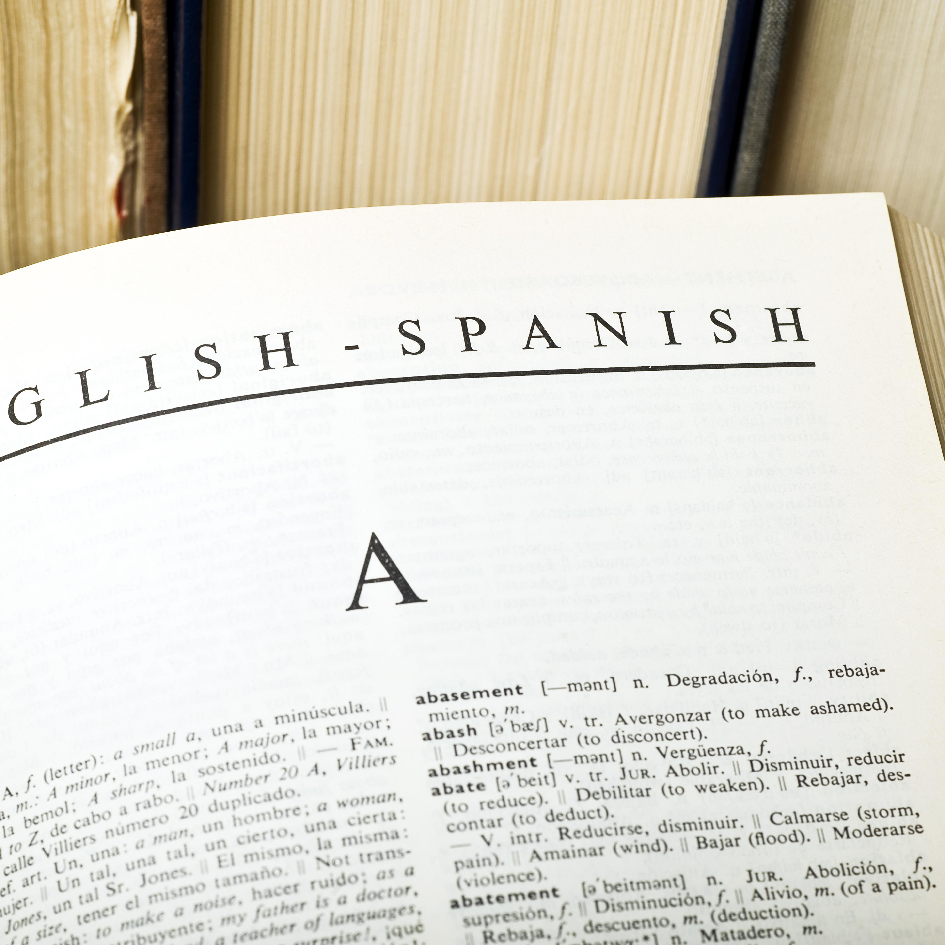 English spanish dictionary