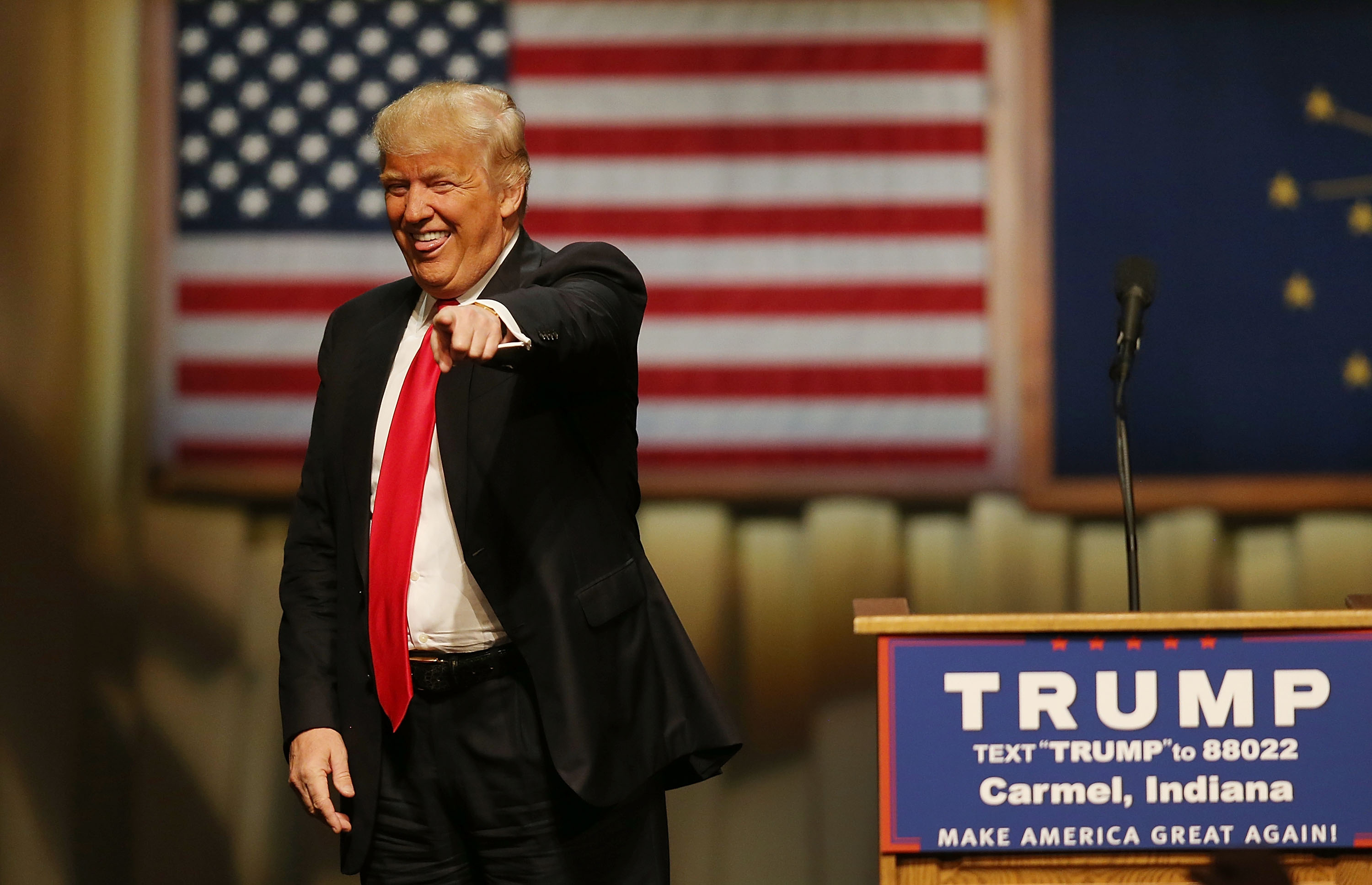 Donald Trump Campaigns In Indiana Ahead Of State Primary