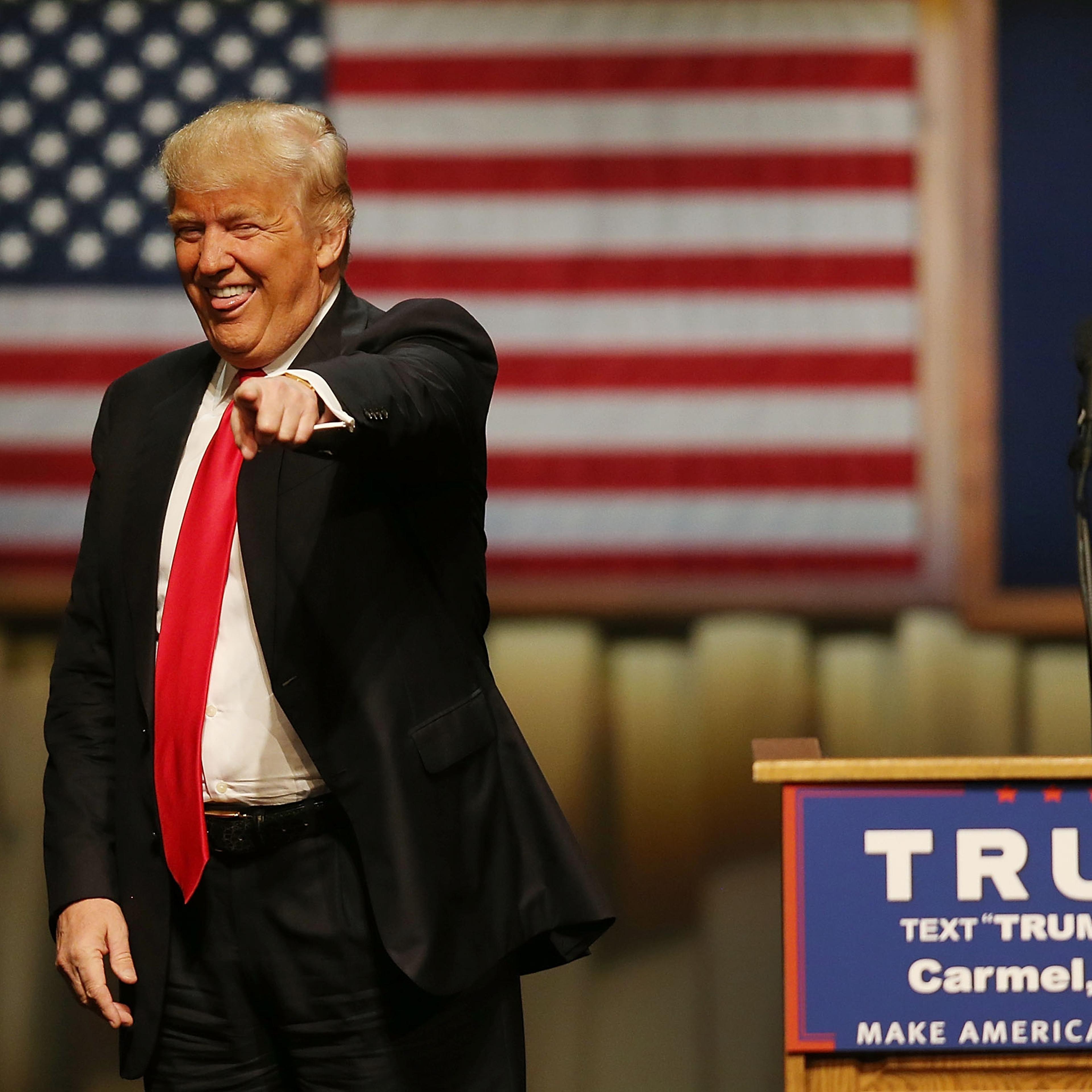 Donald Trump Campaigns In Indiana Ahead Of State Primary