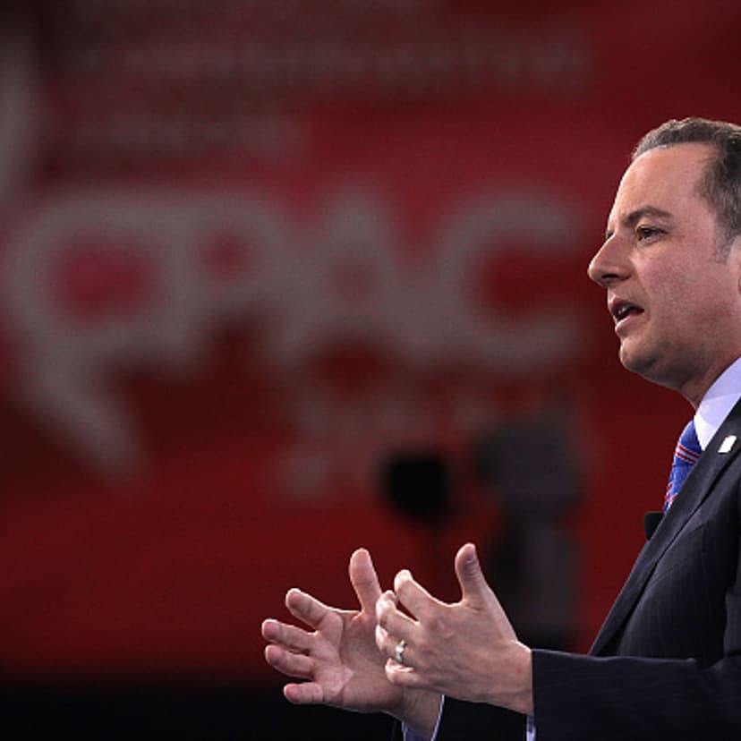 Chairman of the Republican National Committee Reince Priebus participates in a discussion during CPAC 2016 March 4, 2016 in National Harbor, Maryland.