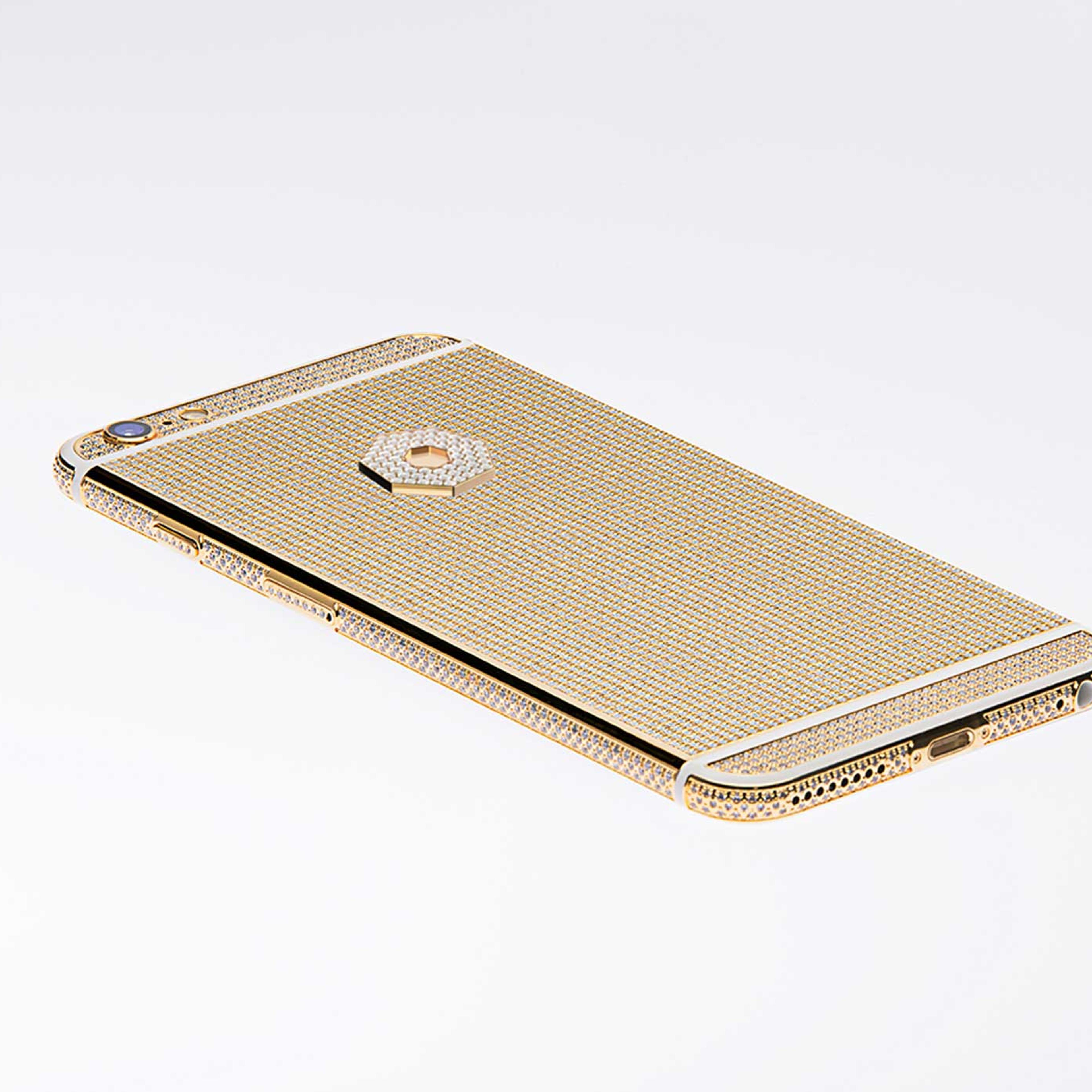 The most expensive device in Brikk's new line is the Lux iPhone 6s Plus Yellow Gold Diamonds Omni - White 128GB, retailing at <b>$199,995</b>, with 24-karat gold and up to 50 carats of diamonds. Yellow gold can be swapped for pink gold or platinum. The device also comes in black.