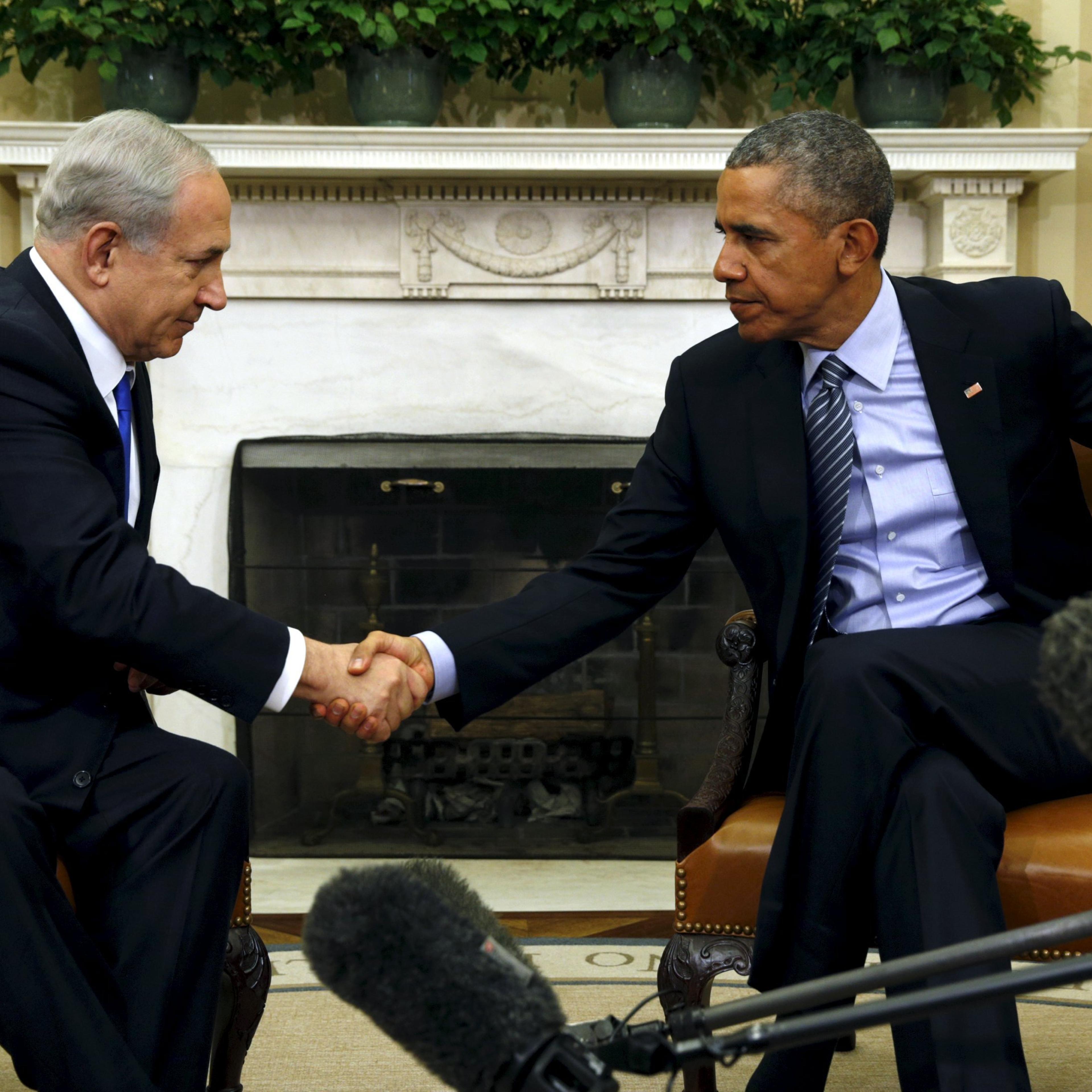 Obama meets Netanyahu at the White House in Washington