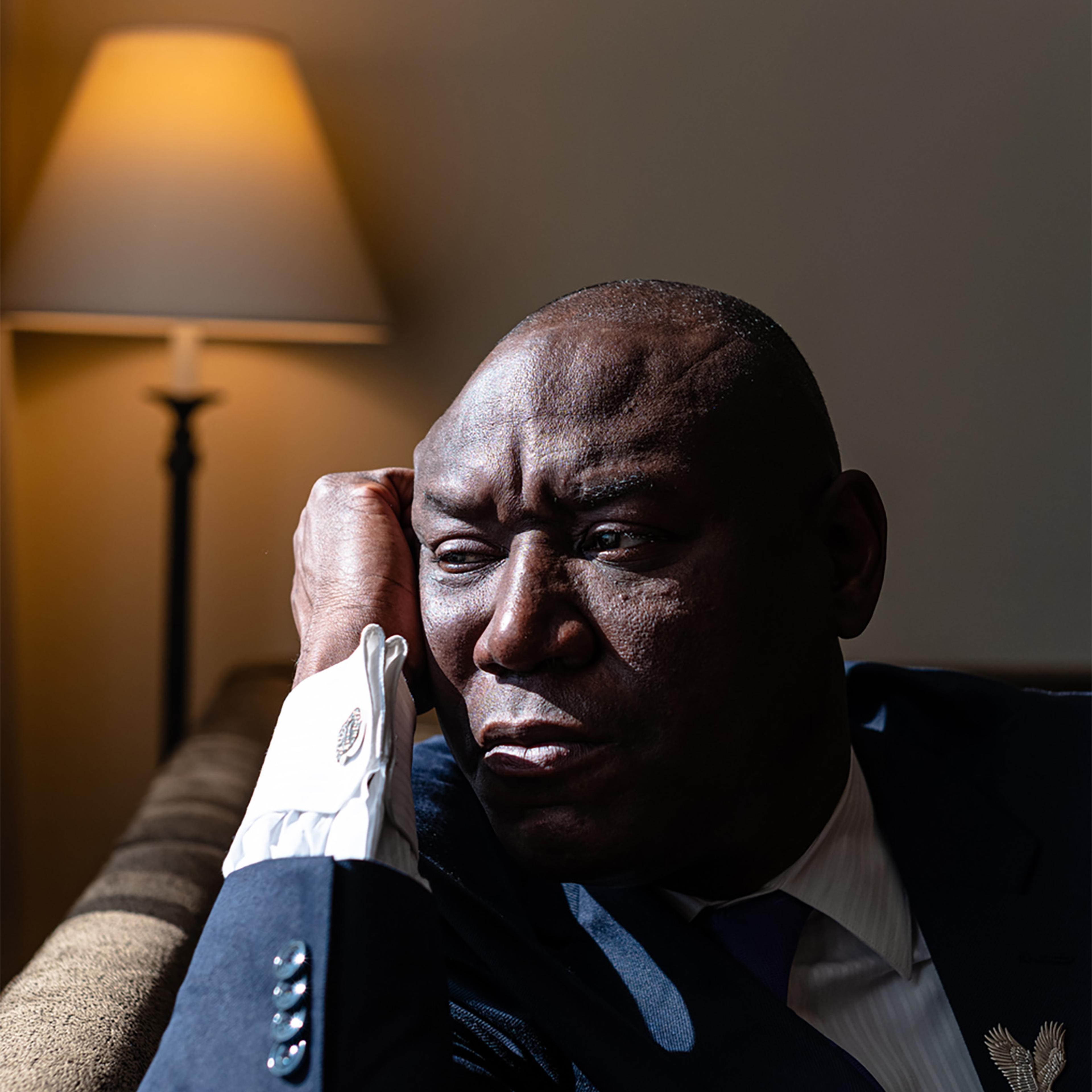 “Justice for George would be that the police officers who tortured him to death be held fully accountable to the full extent of the law,” said attorney Ben Crump on June 7, 2020, at a Houston hotel, while waiting for George Floyd’s extended family to arrive for his funeral.