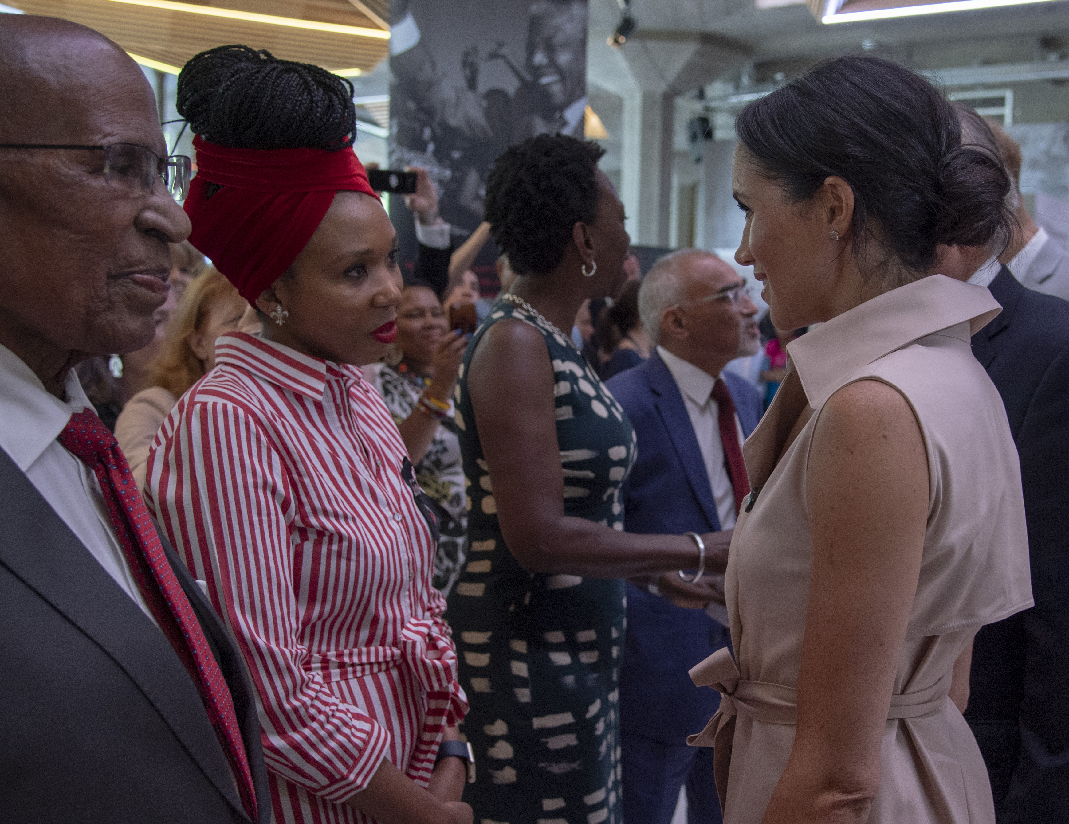 The Duke &amp; Duchess of Sussex Visit The Nelson Mandela Centenary Exhibition