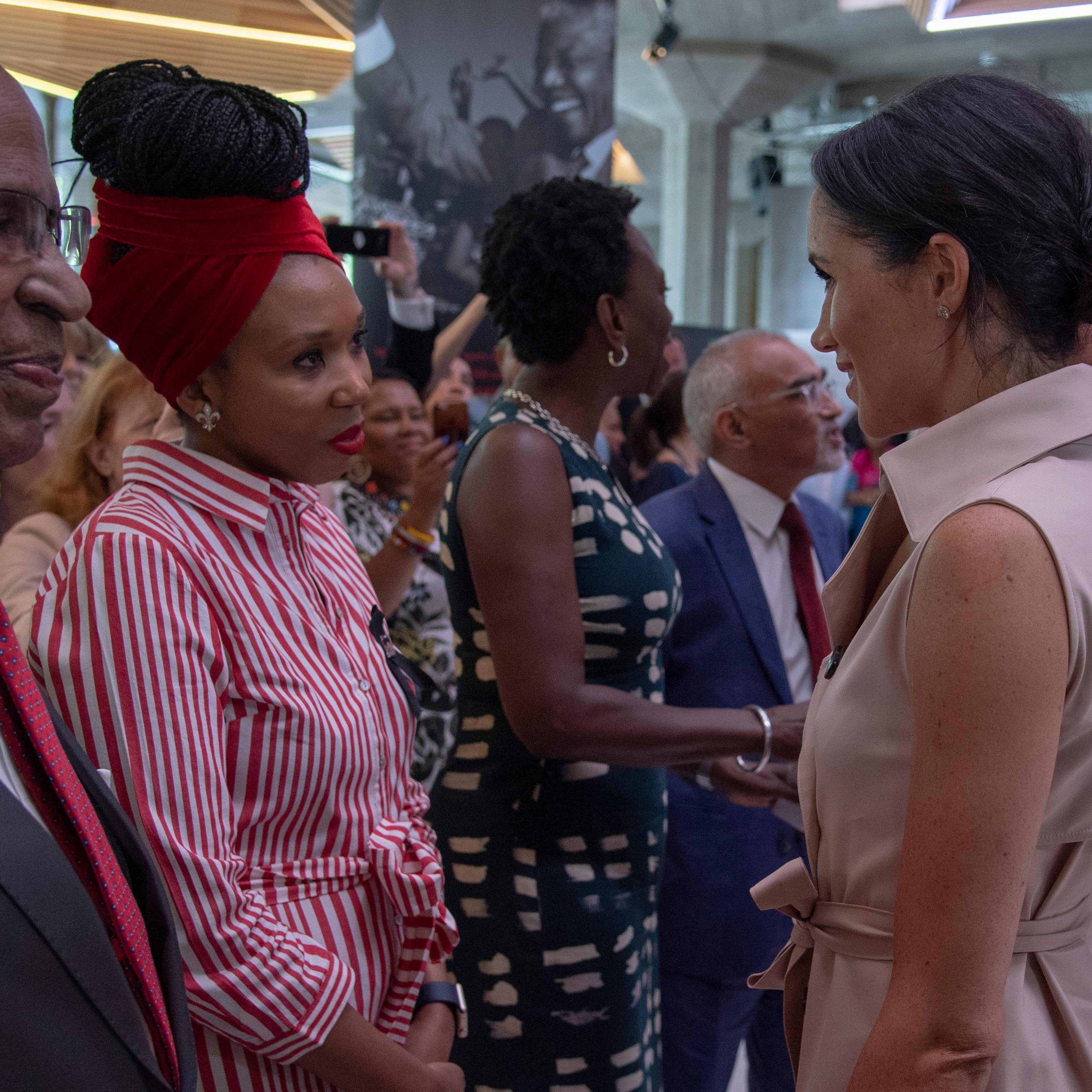 The Duke & Duchess of Sussex Visit The Nelson Mandela Centenary Exhibition