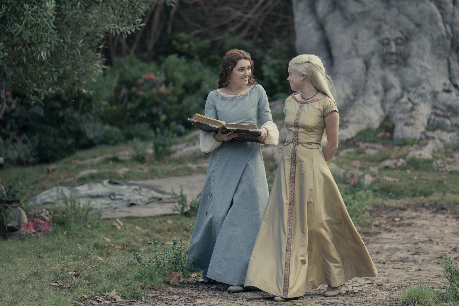 Emily Carey and Milly Alcock in <i>House of the Dragon</i>
