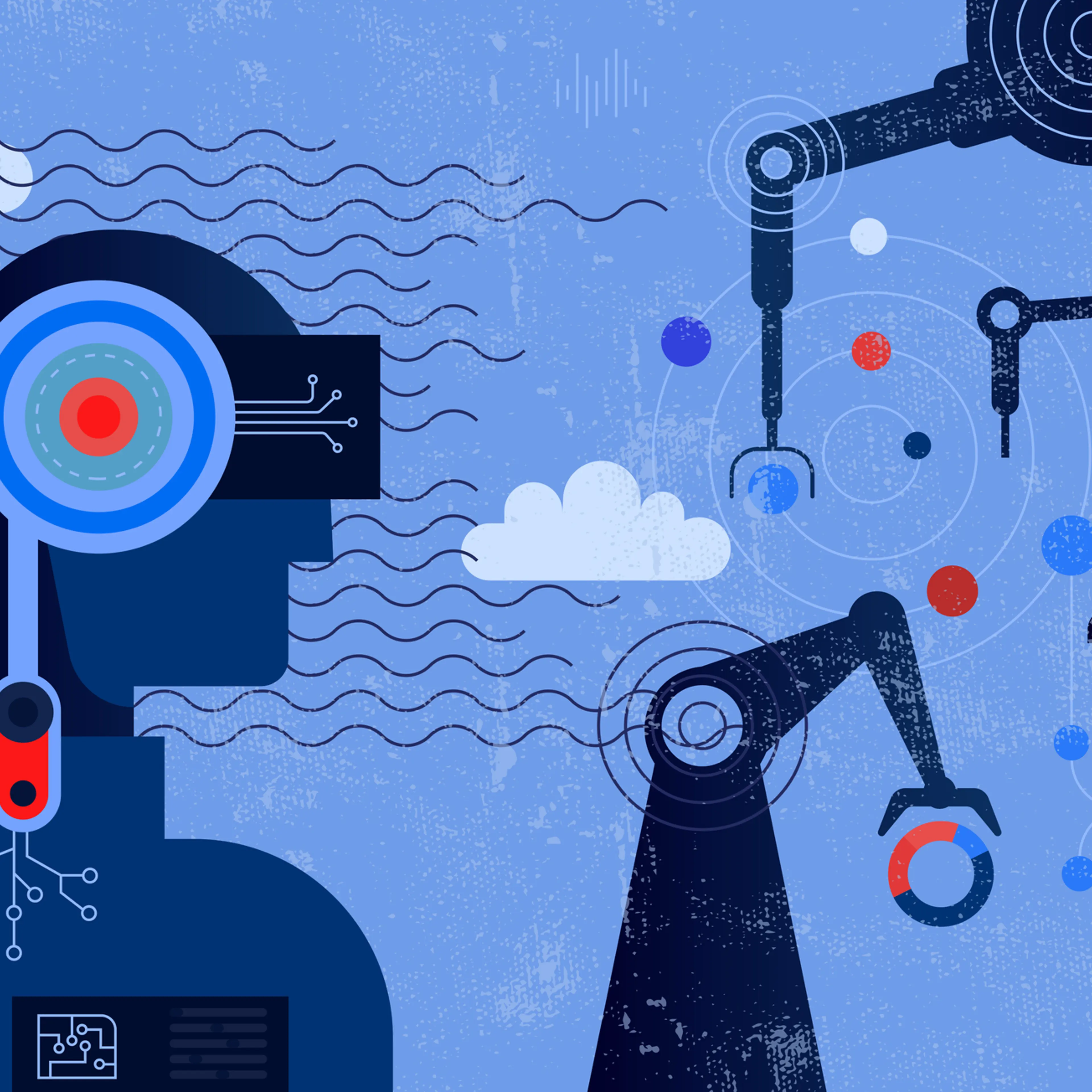 Artificial Intelligence Controlling Robotic Arms