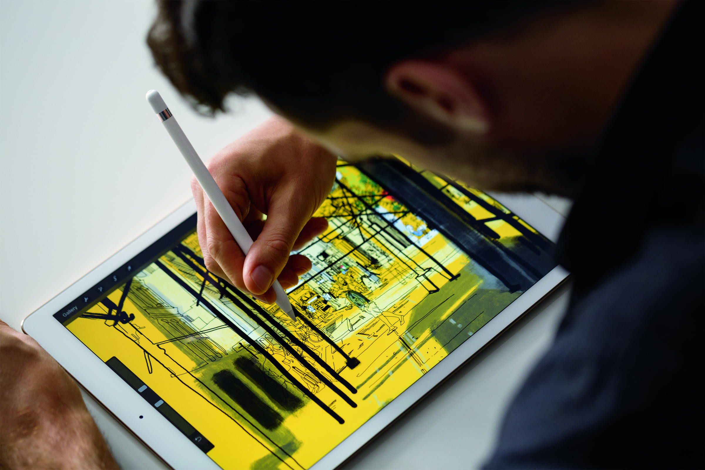iPad Pro featuring a 12.9-inch Retina Display and Apple Pencil
