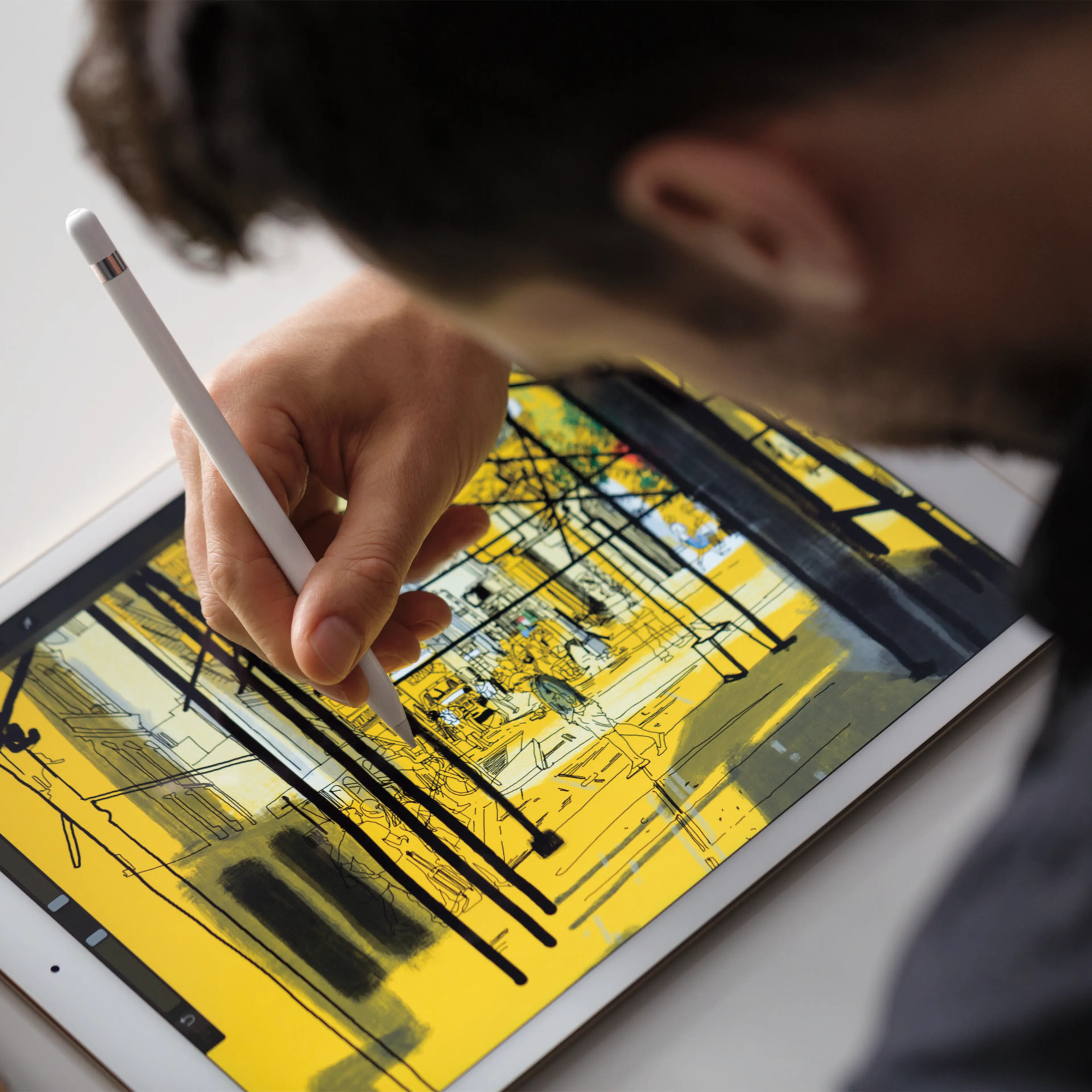 iPad Pro featuring a 12.9-inch Retina Display and Apple Pencil