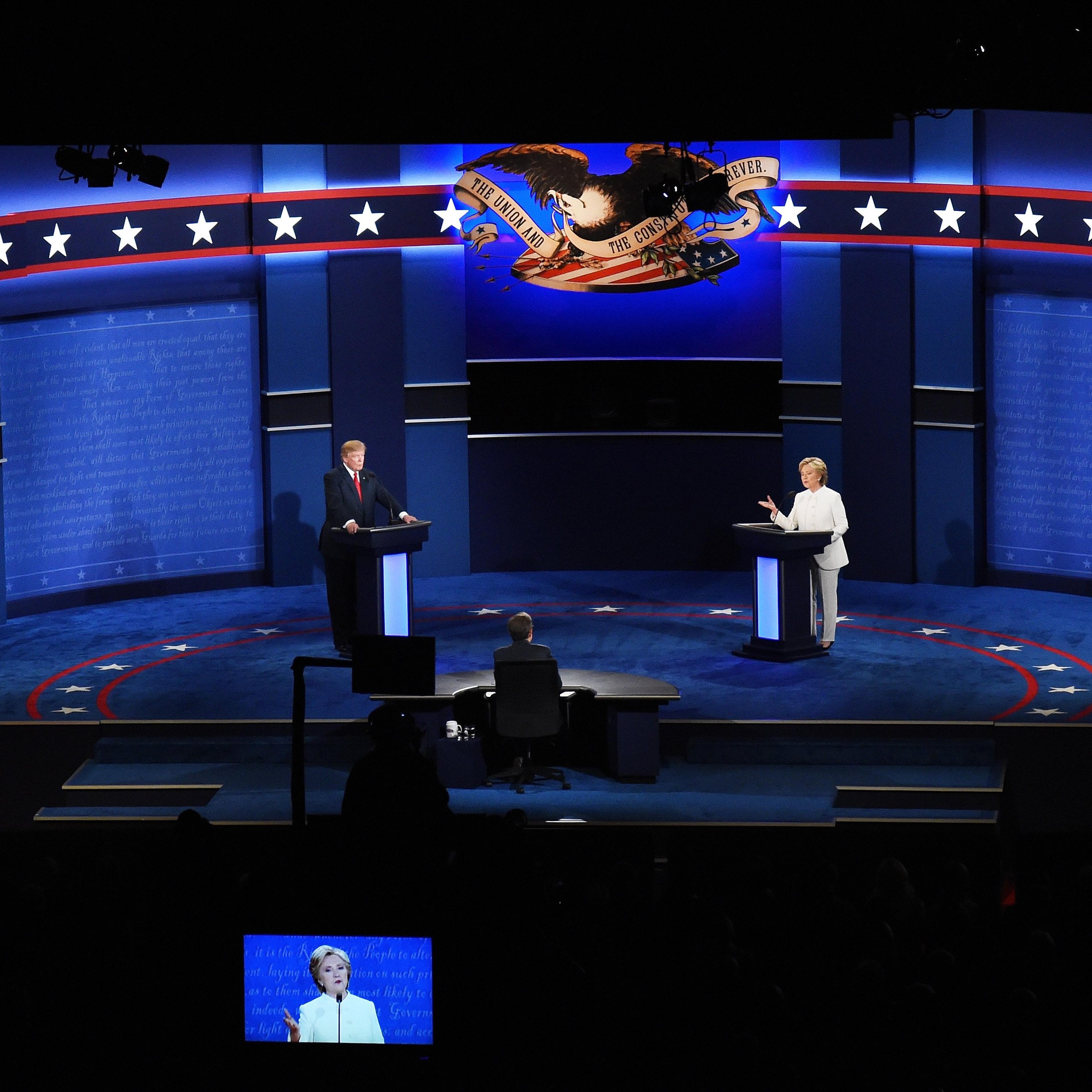 Final Presidential Debate Between Hillary Clinton And Donald Trump Held In Las Vegas