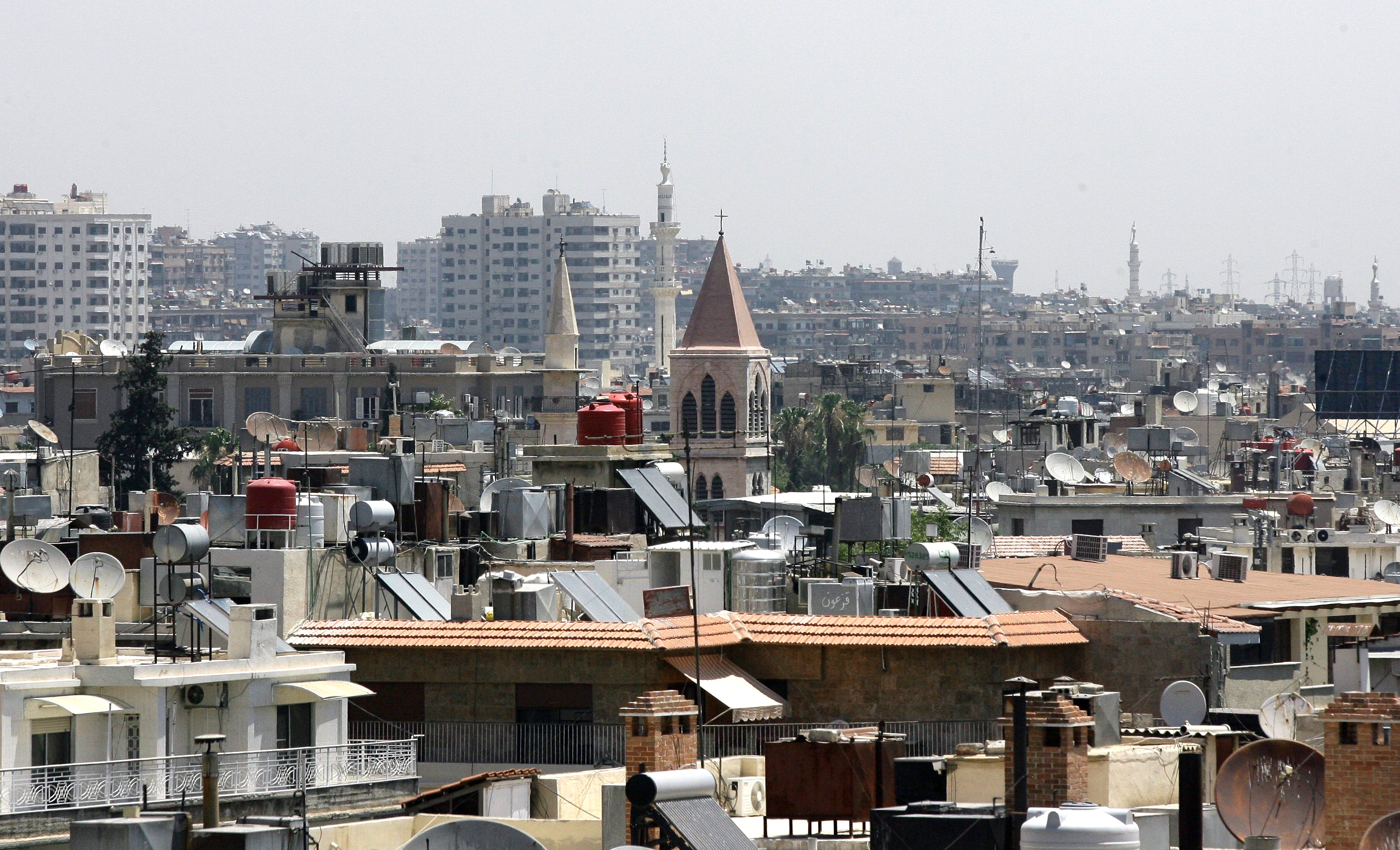 SYRIA-SKYLINE-DAMASCUS