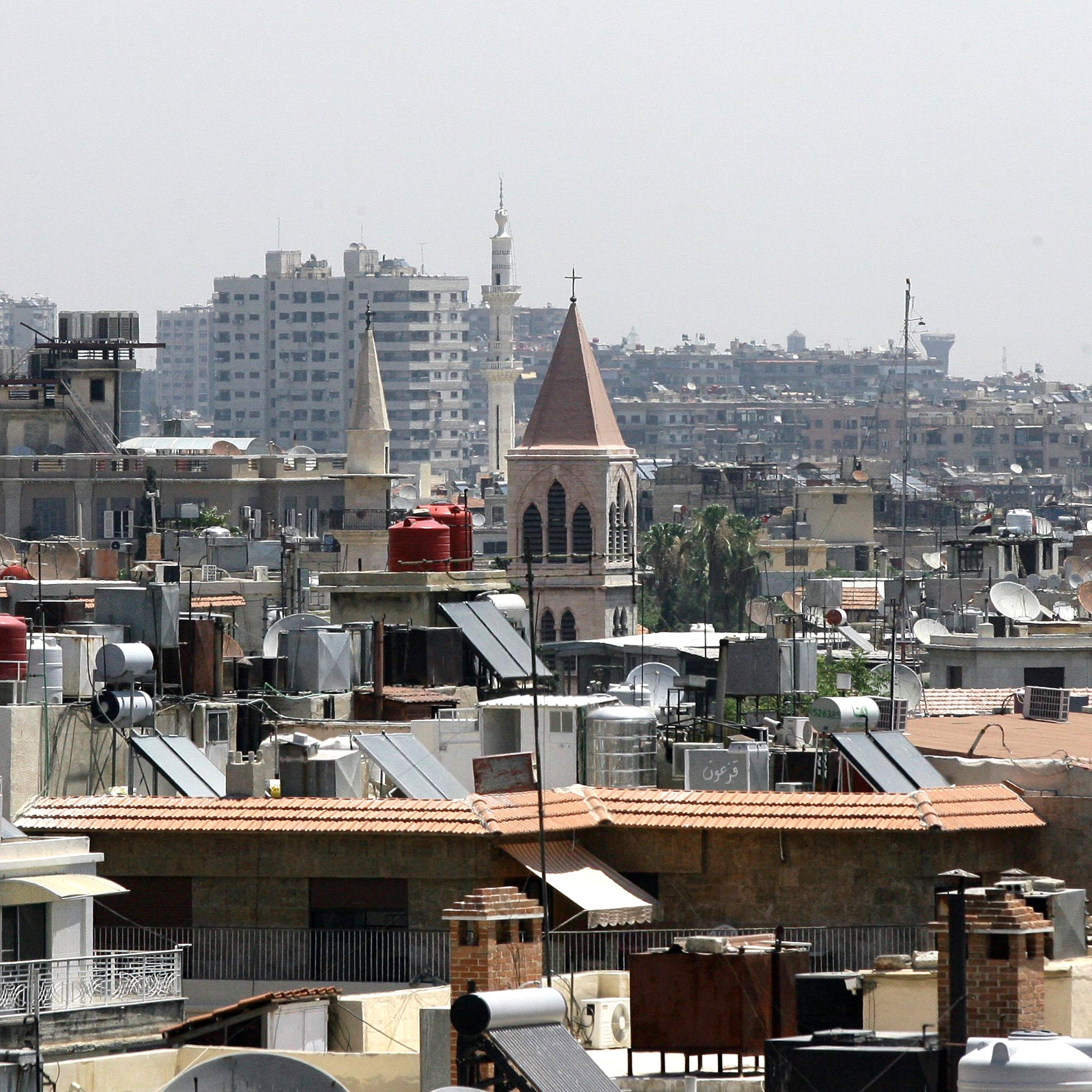 SYRIA-SKYLINE-DAMASCUS