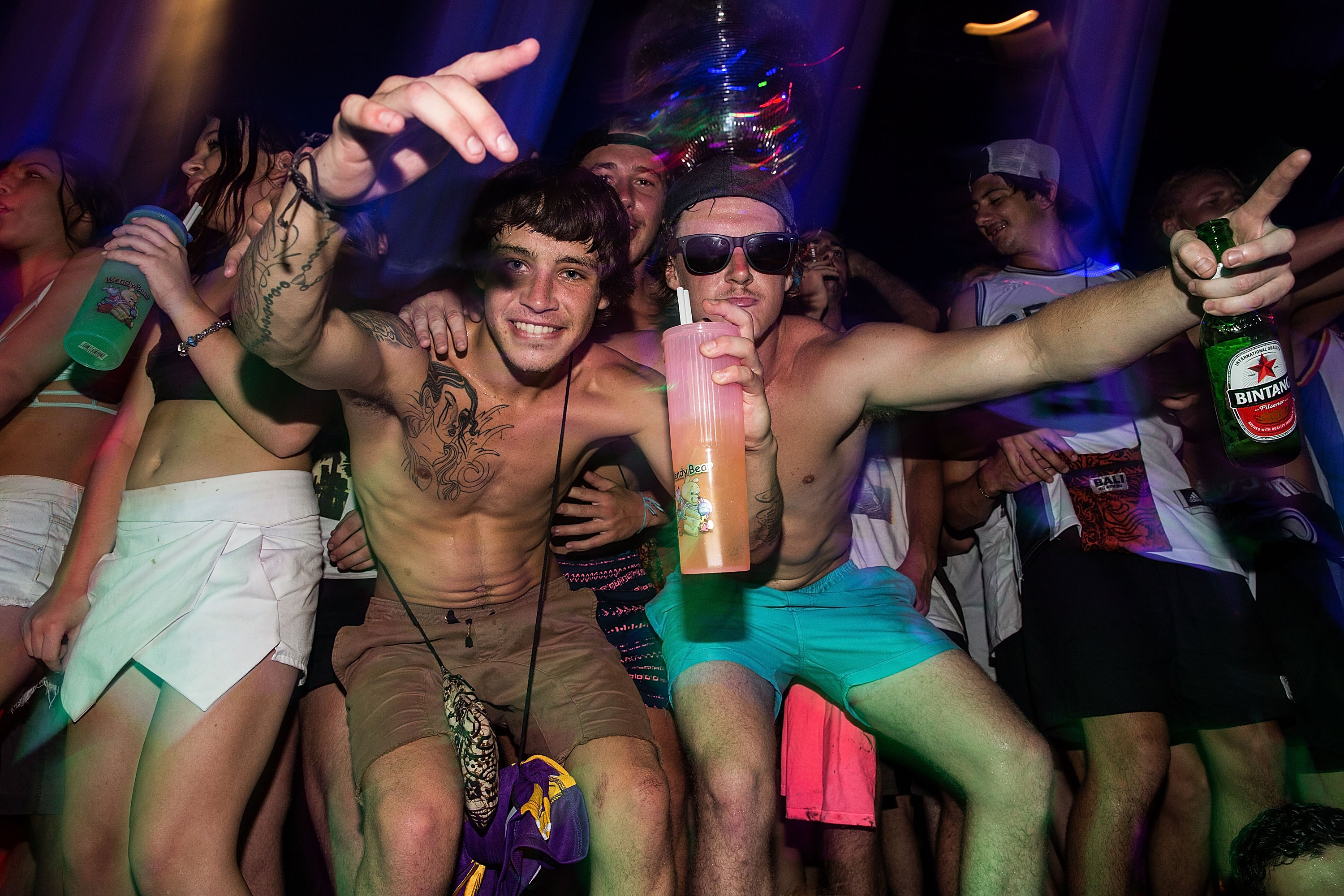 Australian Holiday Makers Celebrate 'Schoolies' Week In Bali