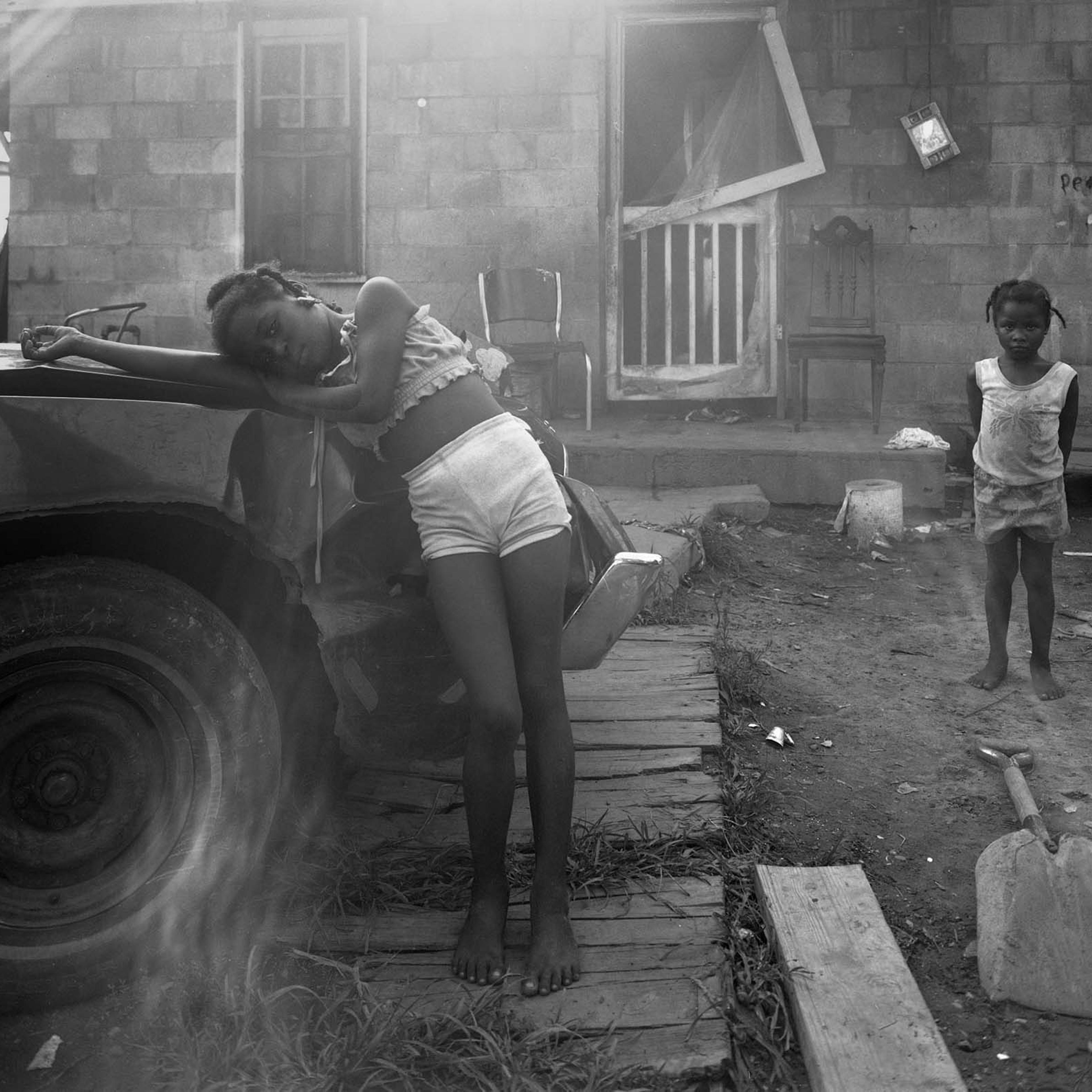 Children and truck, Walls, Ms.,1984.