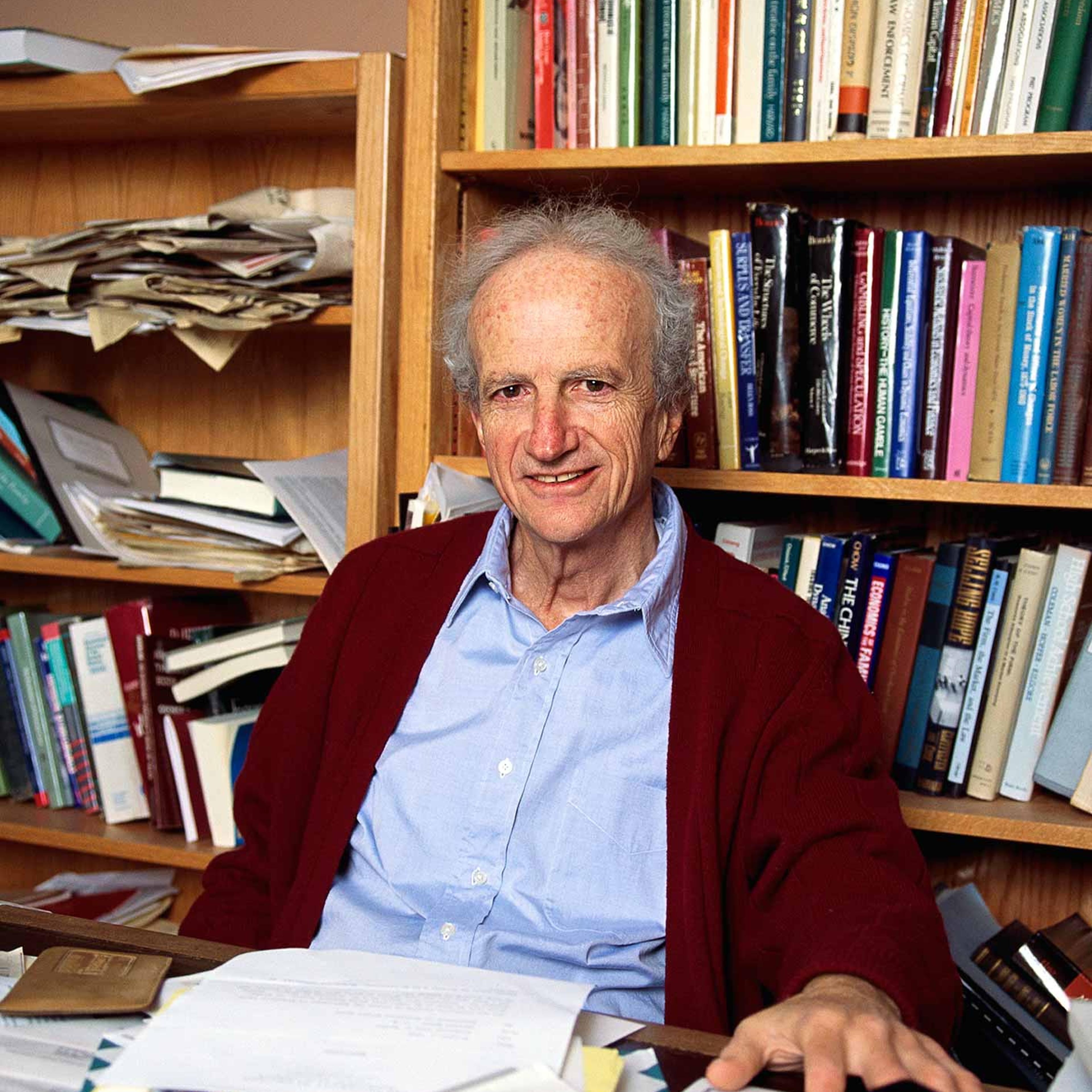 Gary S. Becker Portrait Nobel Prize Winner