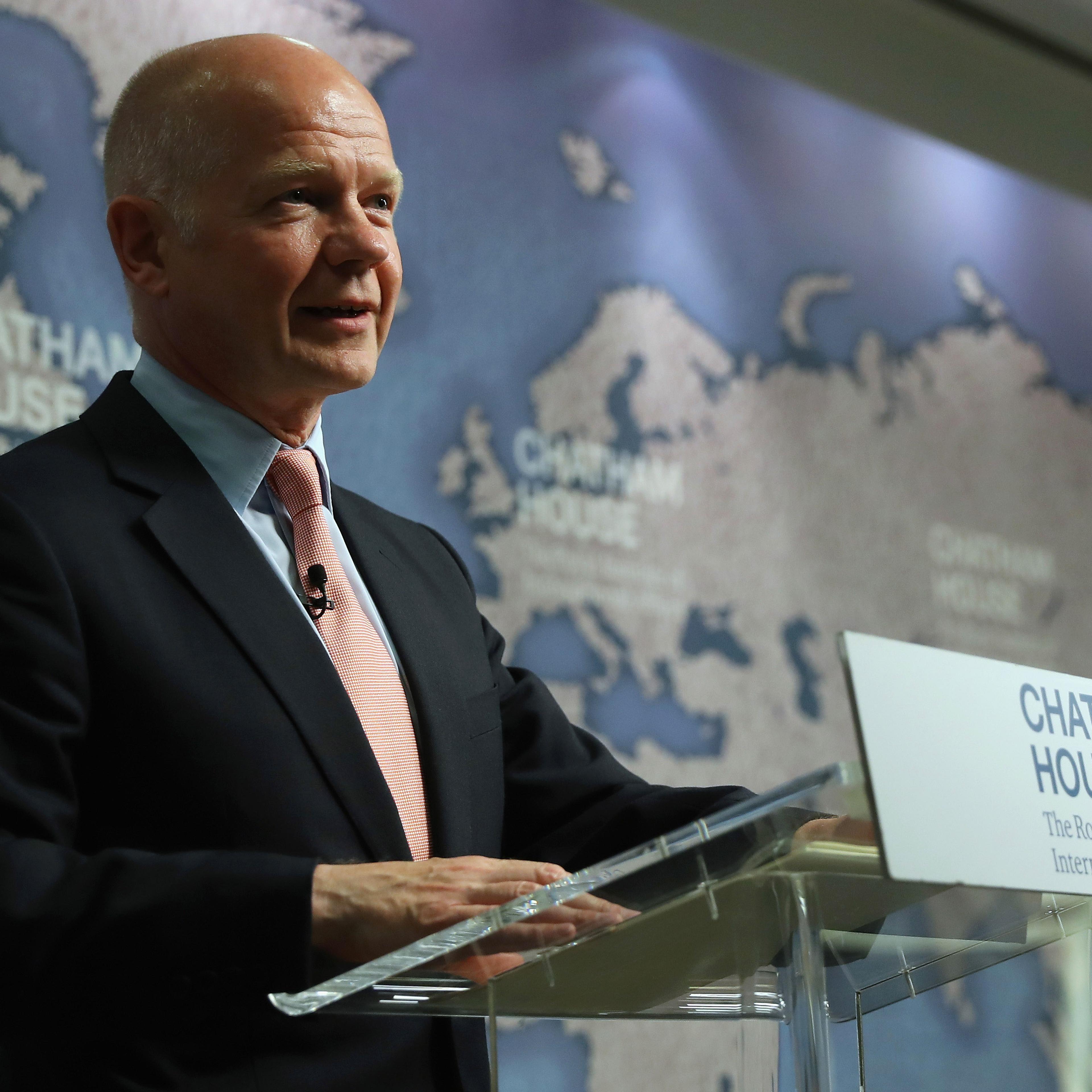 William Hague Speaks In Favour Of Remaining In The EU