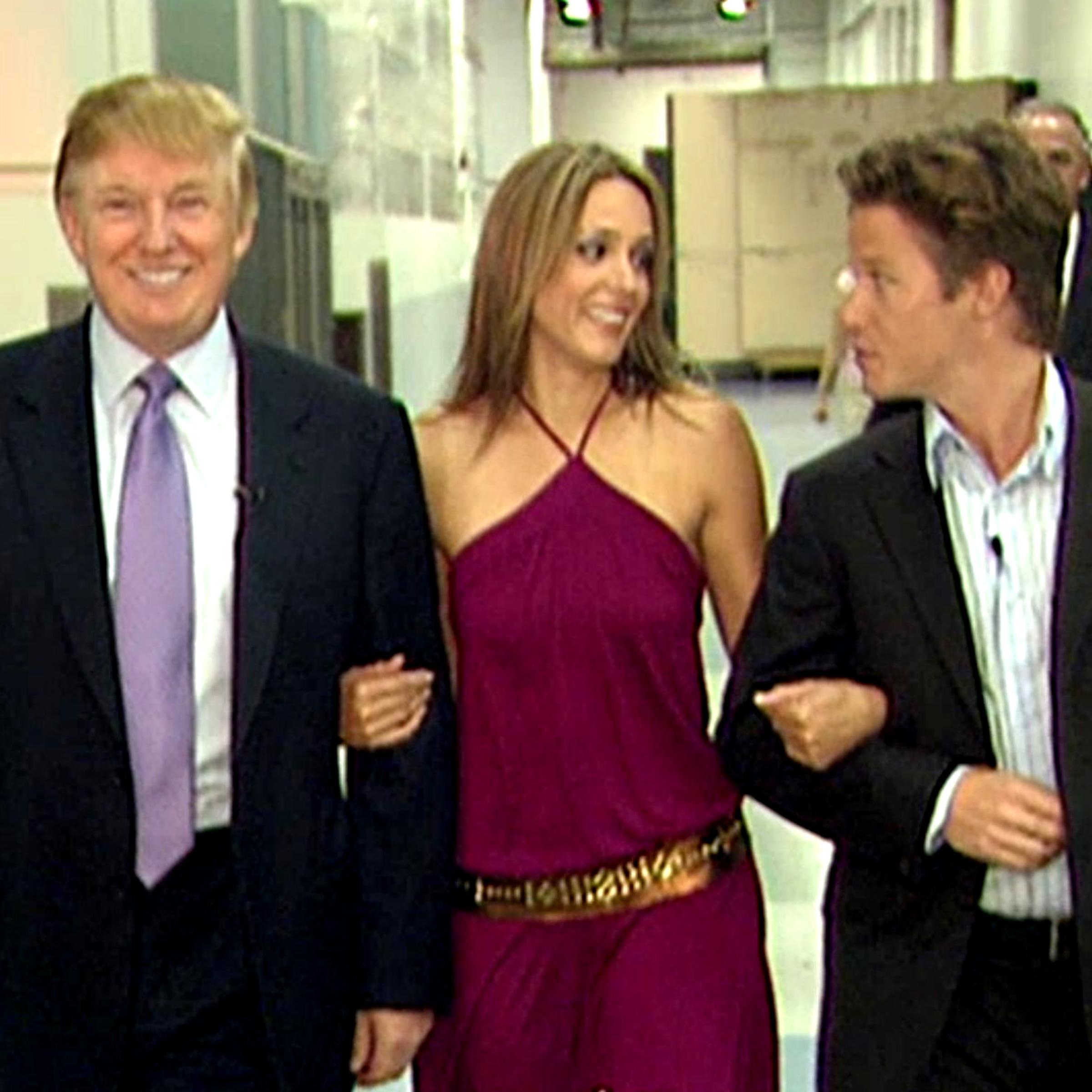 VIDEO FRAME GRAB: In this 2005 frame from video, Donald Trump p