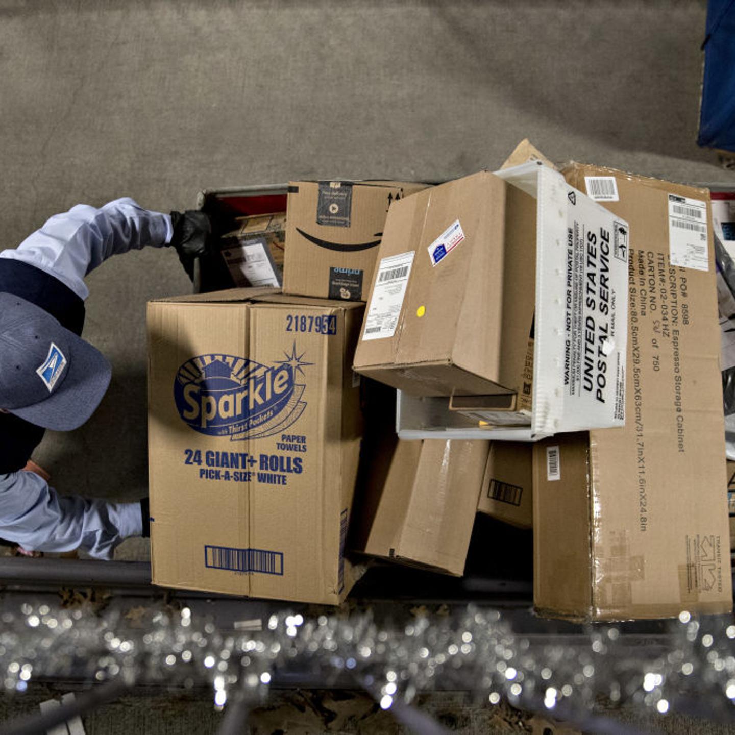 Operations At The United States Postal Service Facility During Holiday Season