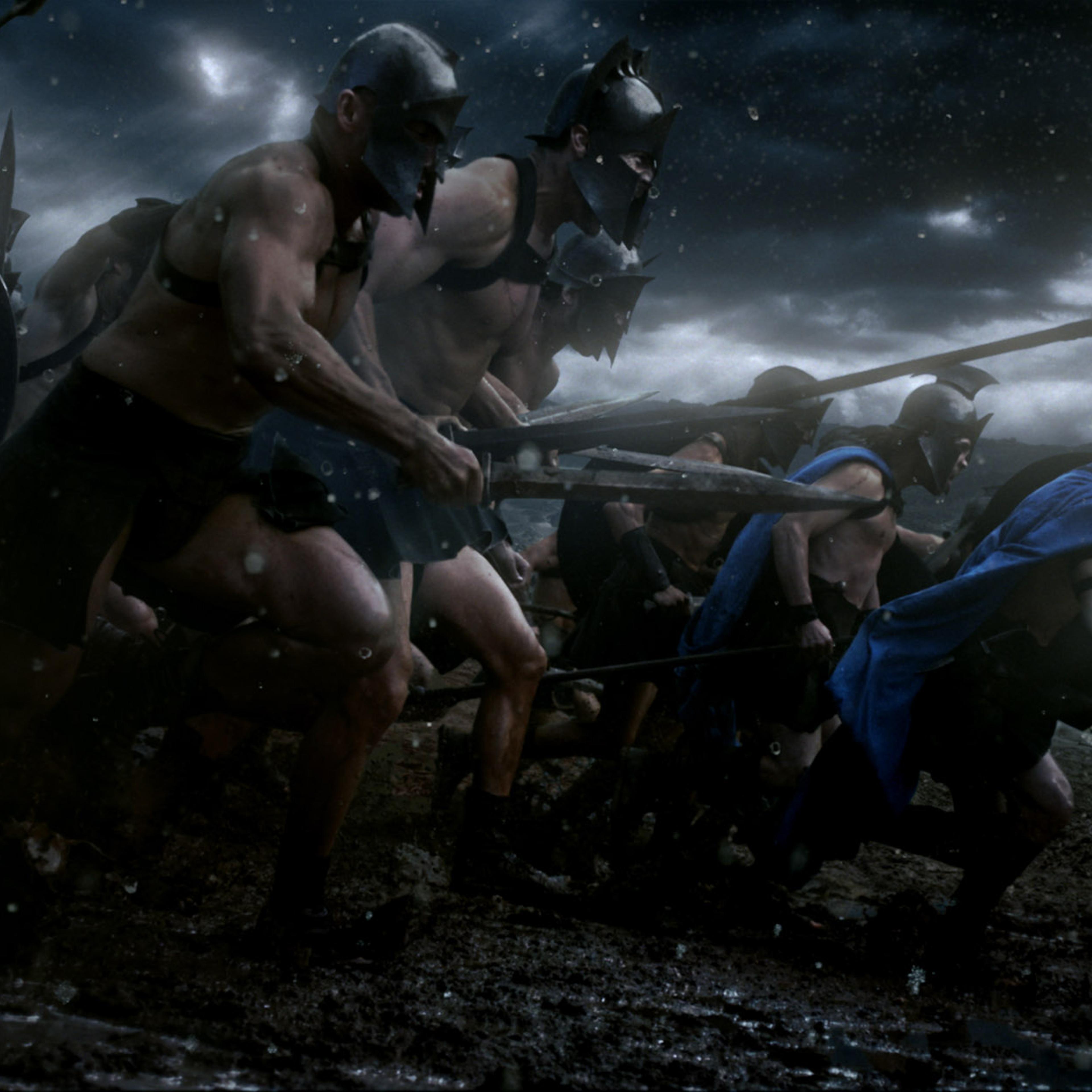 A scene from 300: Rise of an Empire.
