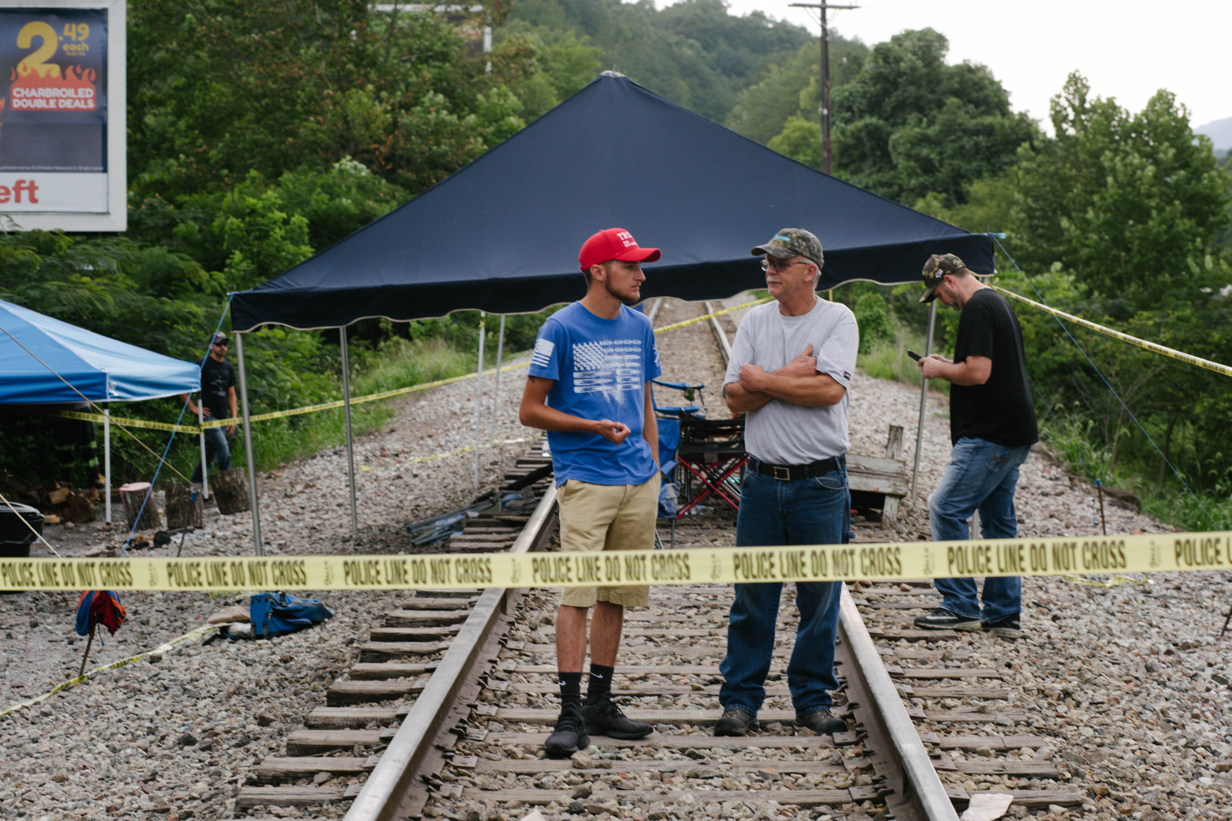 Miners Blockading Coal Train To Get Back Pay