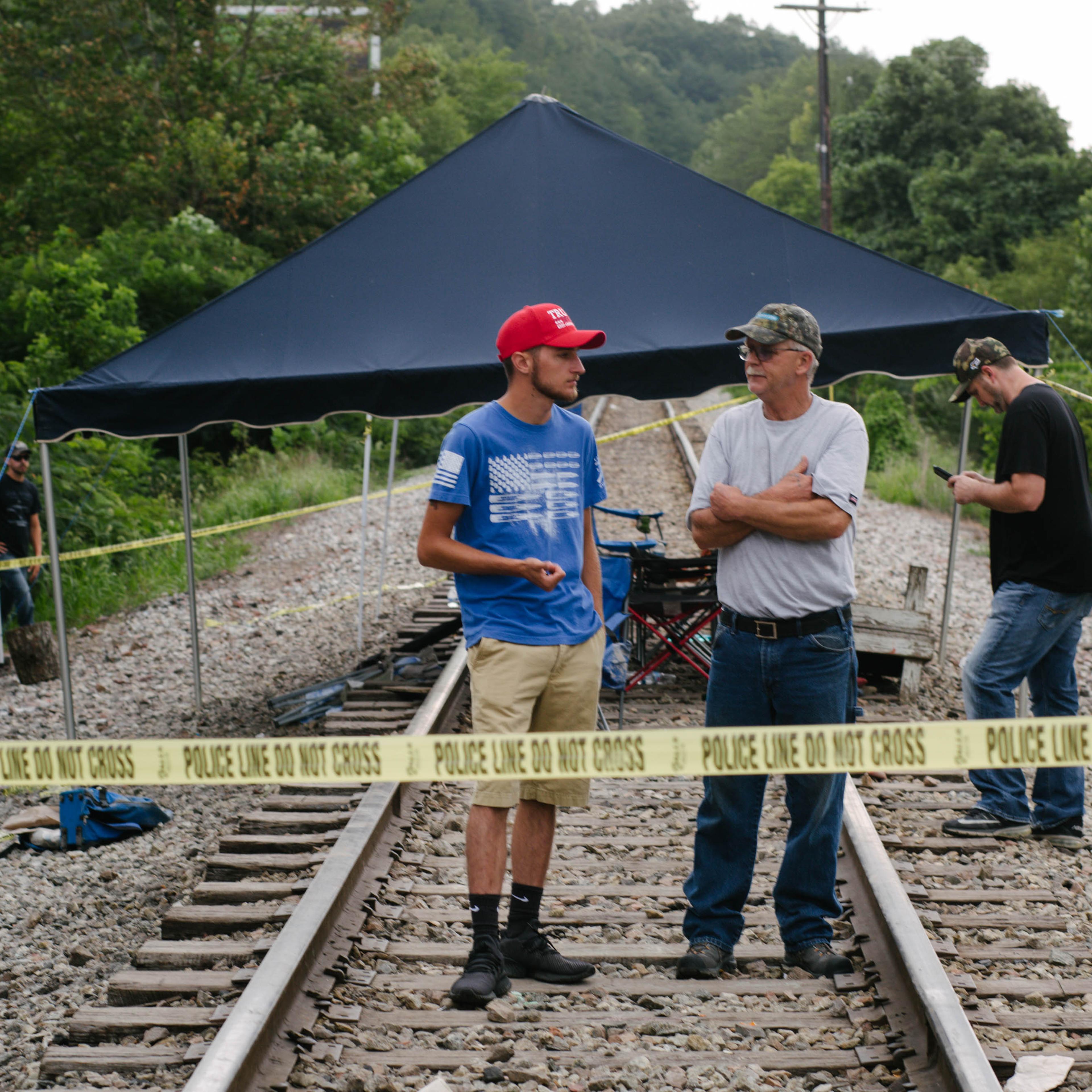 Miners Blockading Coal Train To Get Back Pay