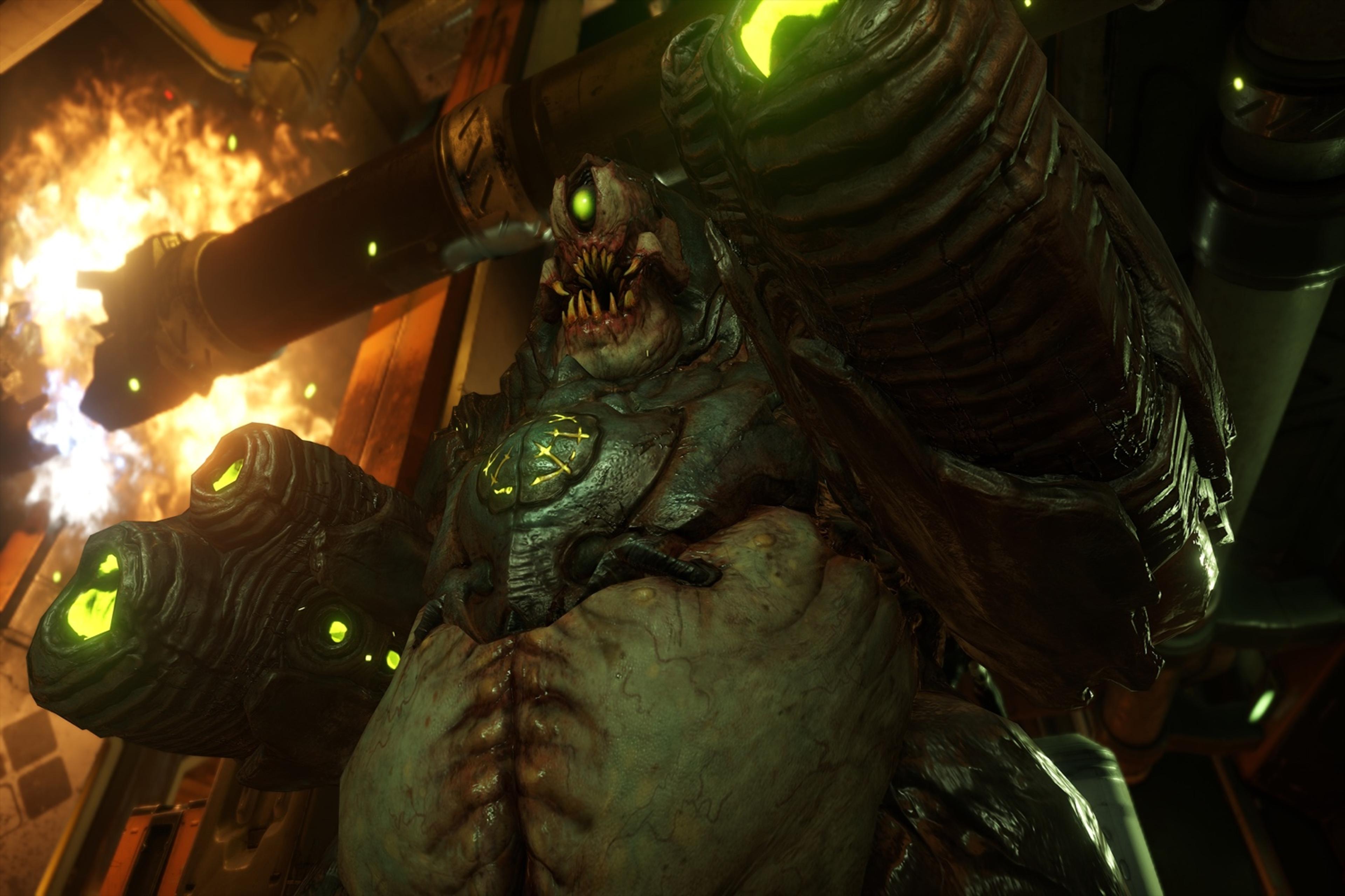 Doom Incoporated Bethesda's New Doom Trailer Highlights Multiplayer Mode