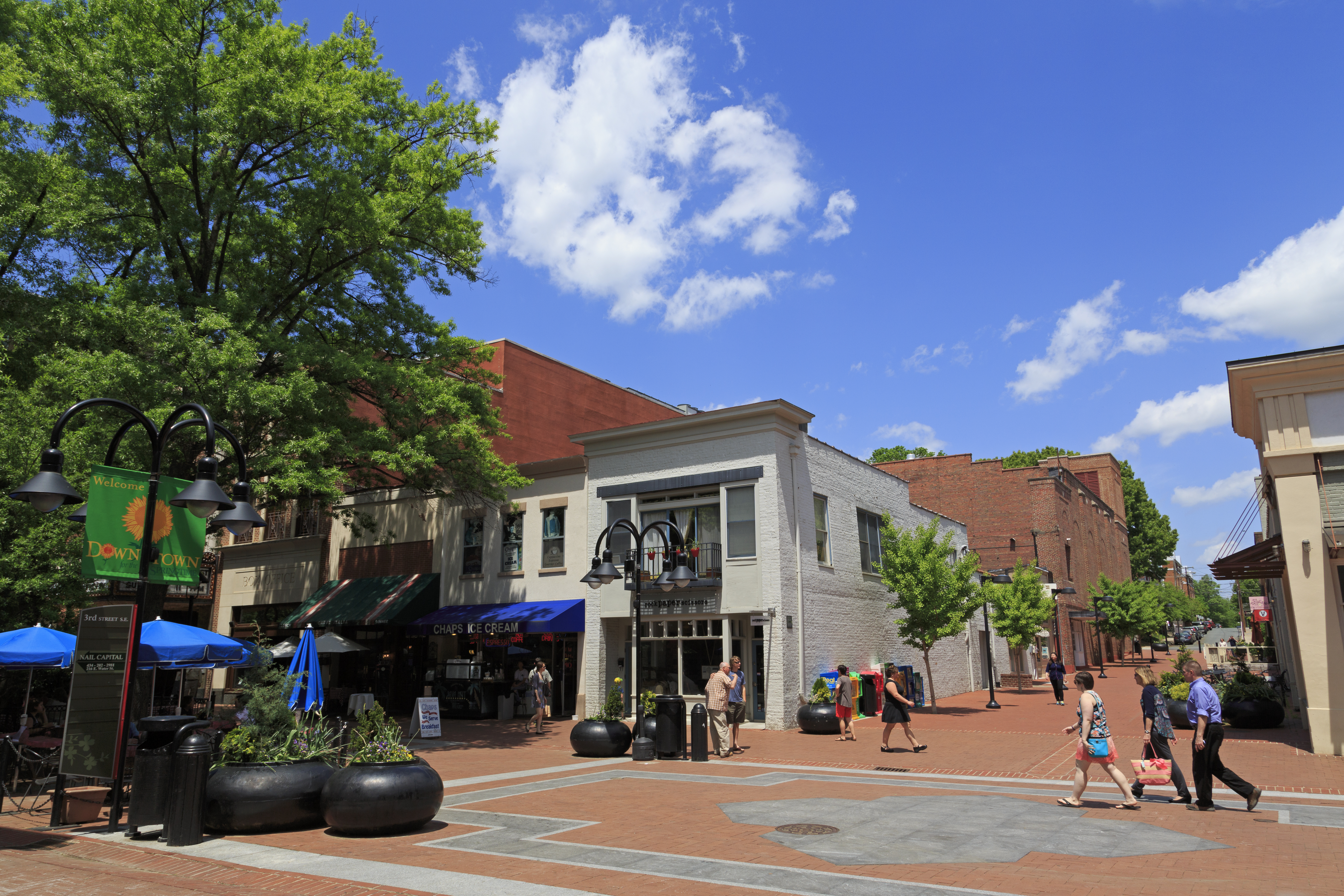 Historic Downtown Mall, Charlottesville, Virginia