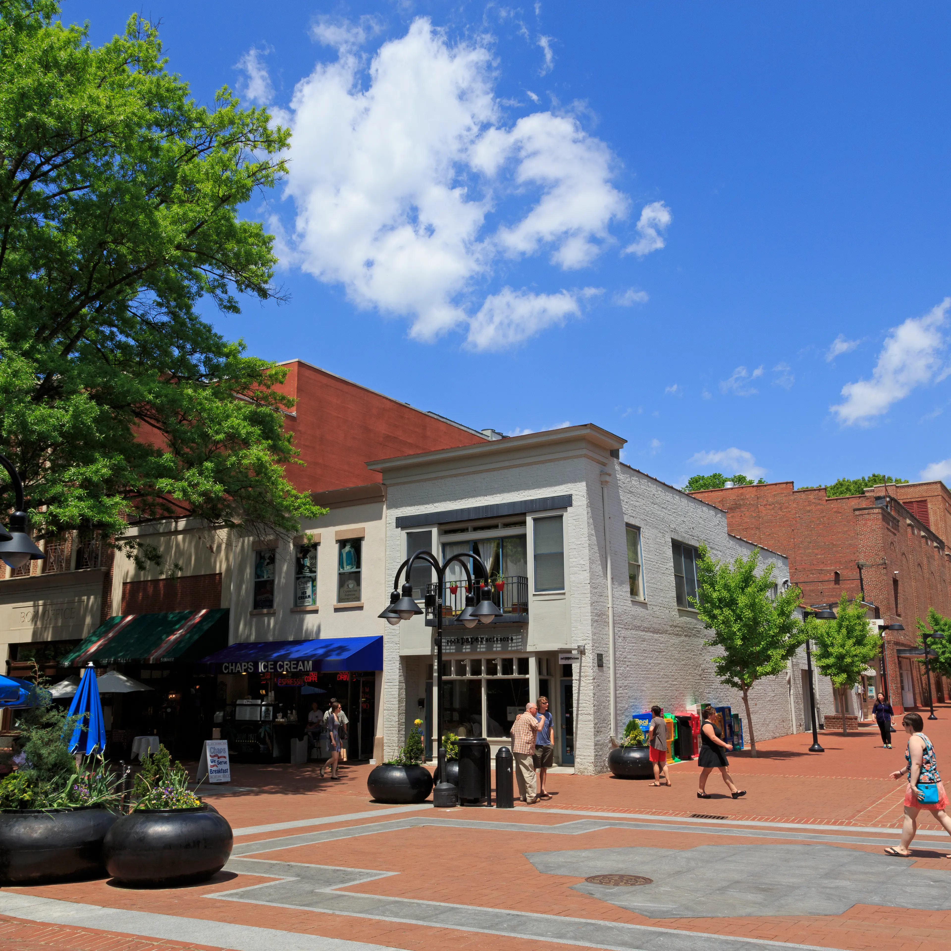 Historic Downtown Mall, Charlottesville, Virginia
