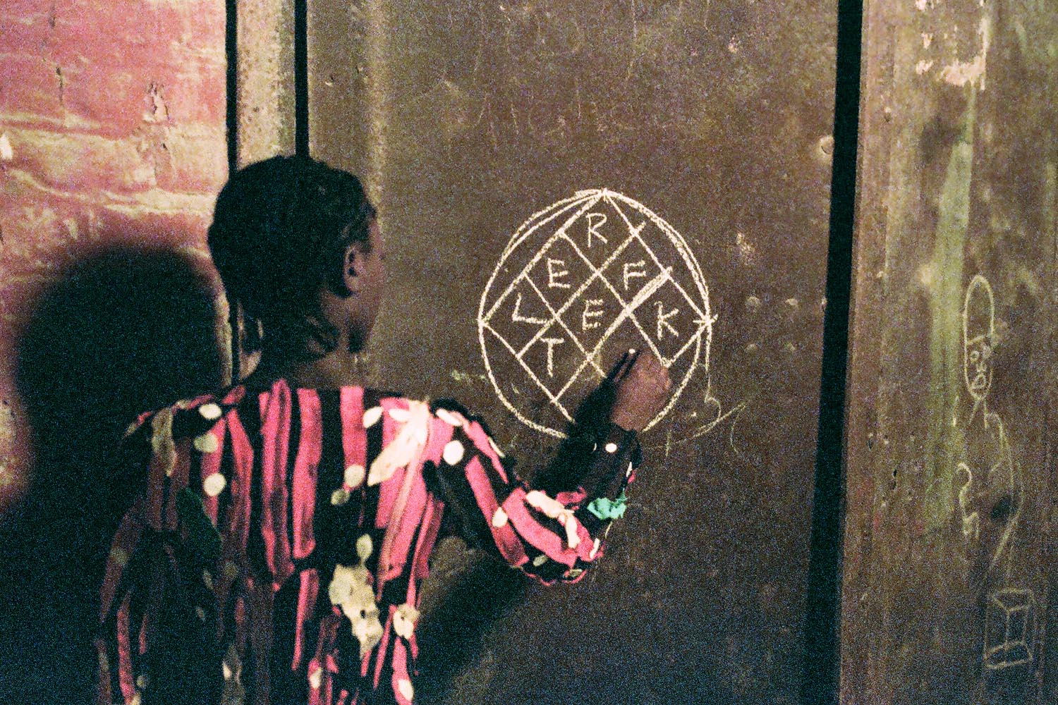 Behind-the-scenes of the filming of <i>Just A Reflektor</i>.