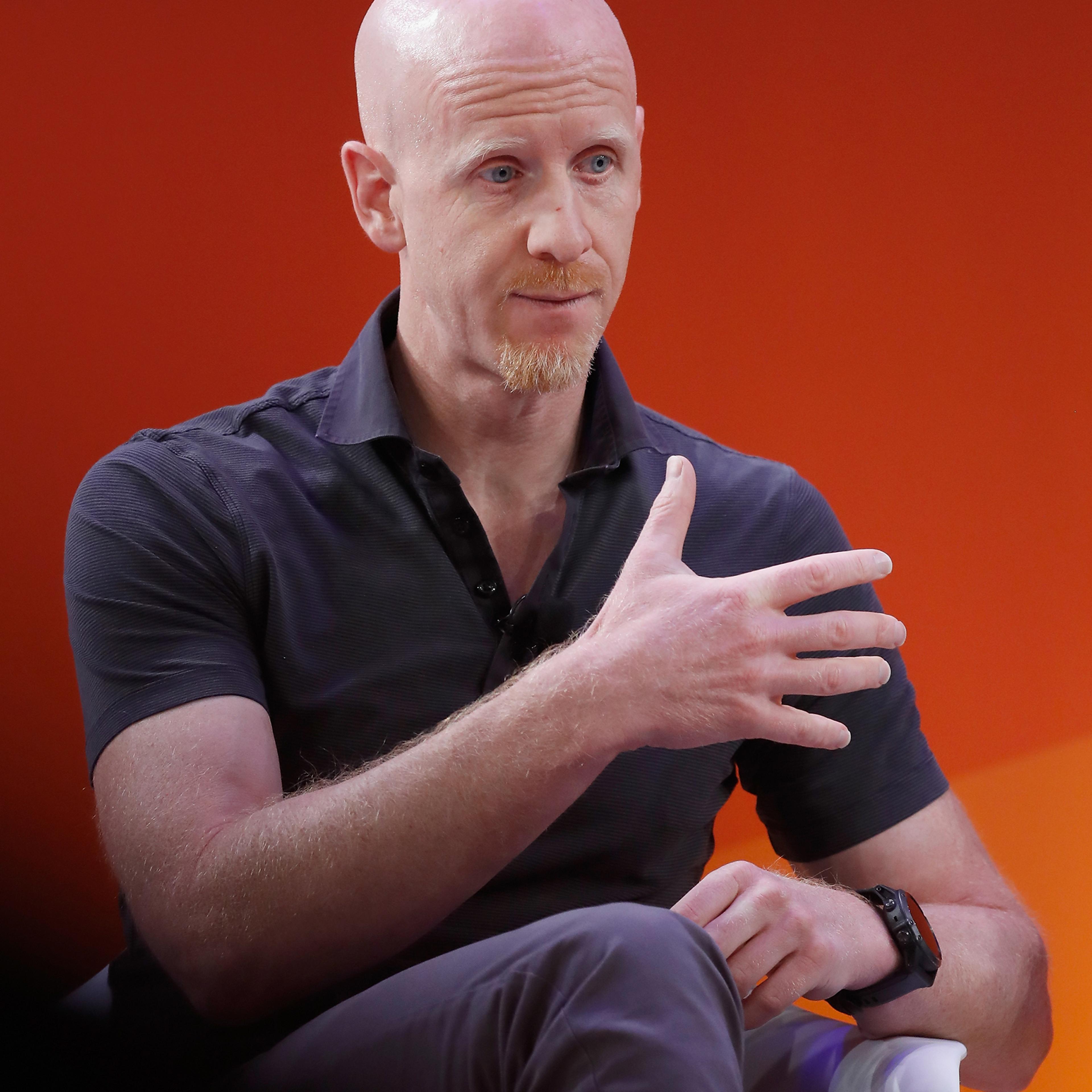 Tim Cadogan speaks onstage at the The Programmatic Evolution panel in 2016 in New York City