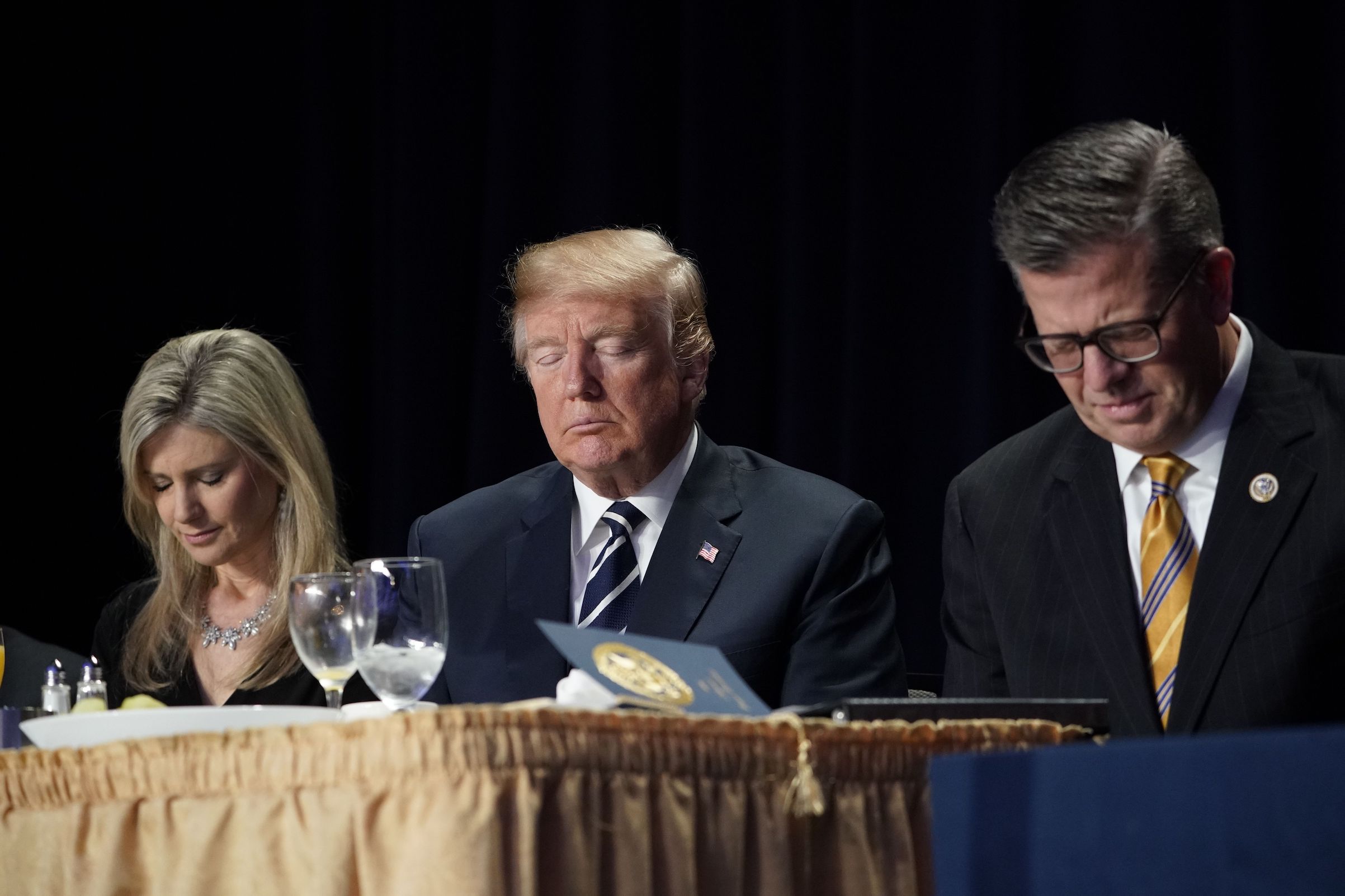 Donald Trump at National Prayer Breakfast