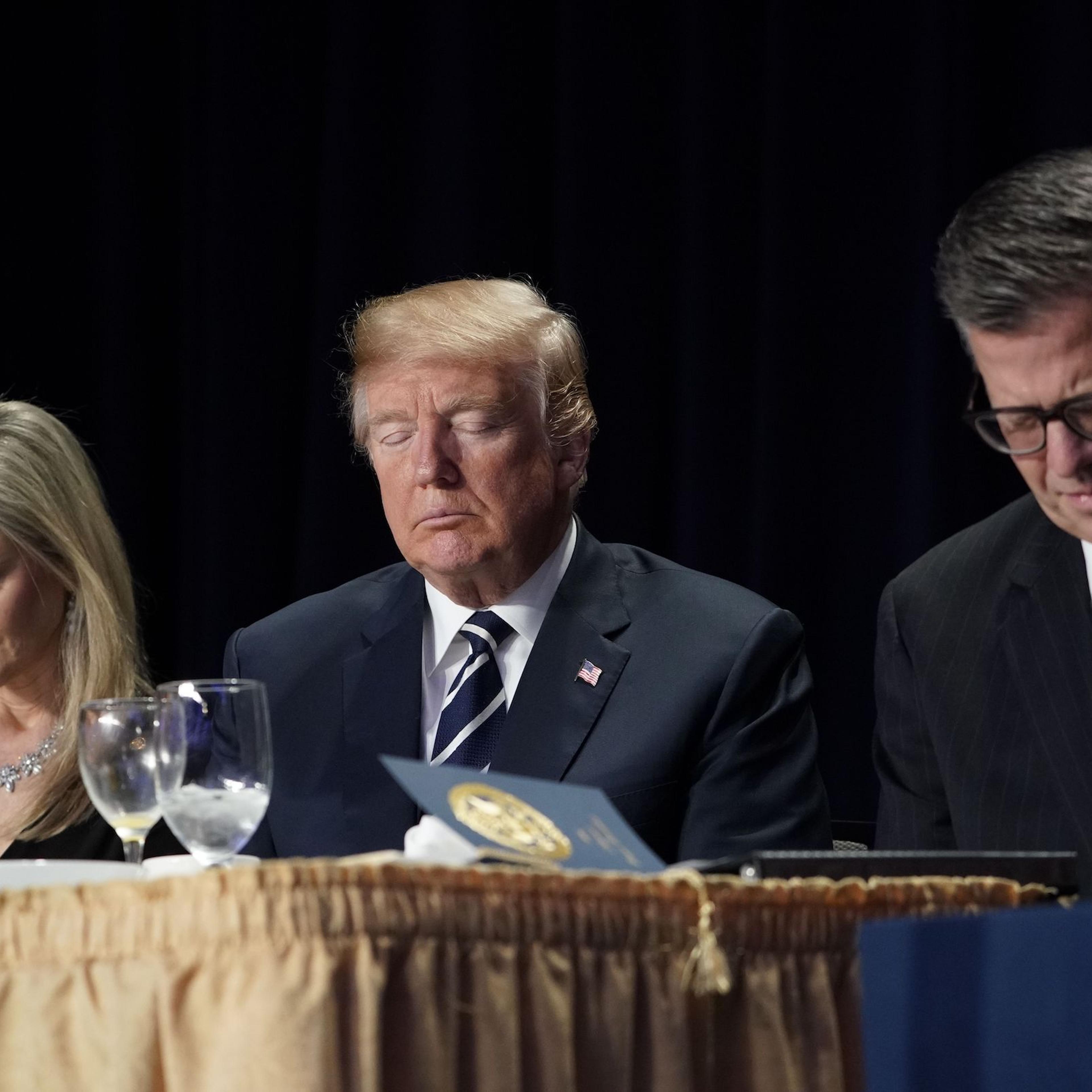 Donald Trump at National Prayer Breakfast