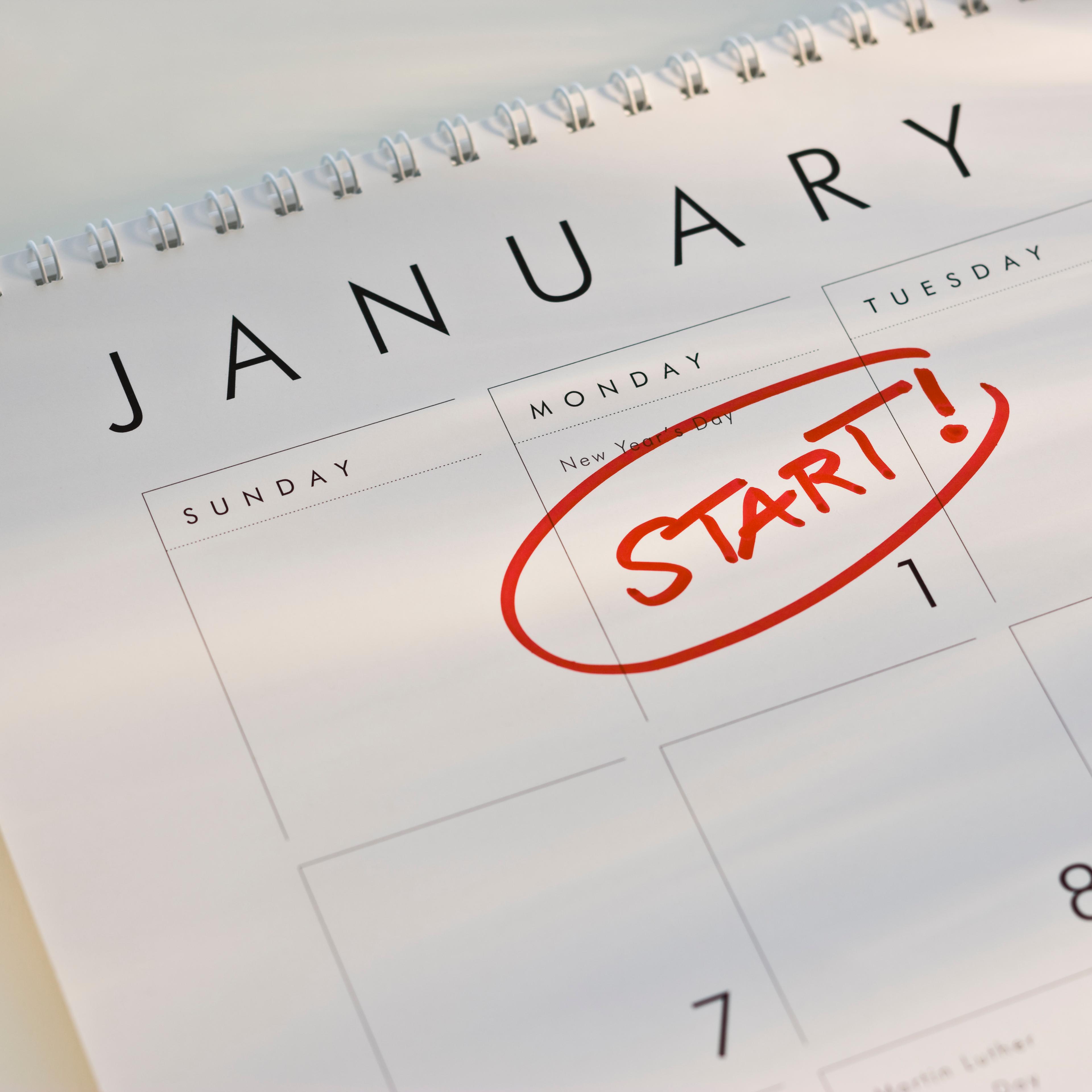 Start on January 1