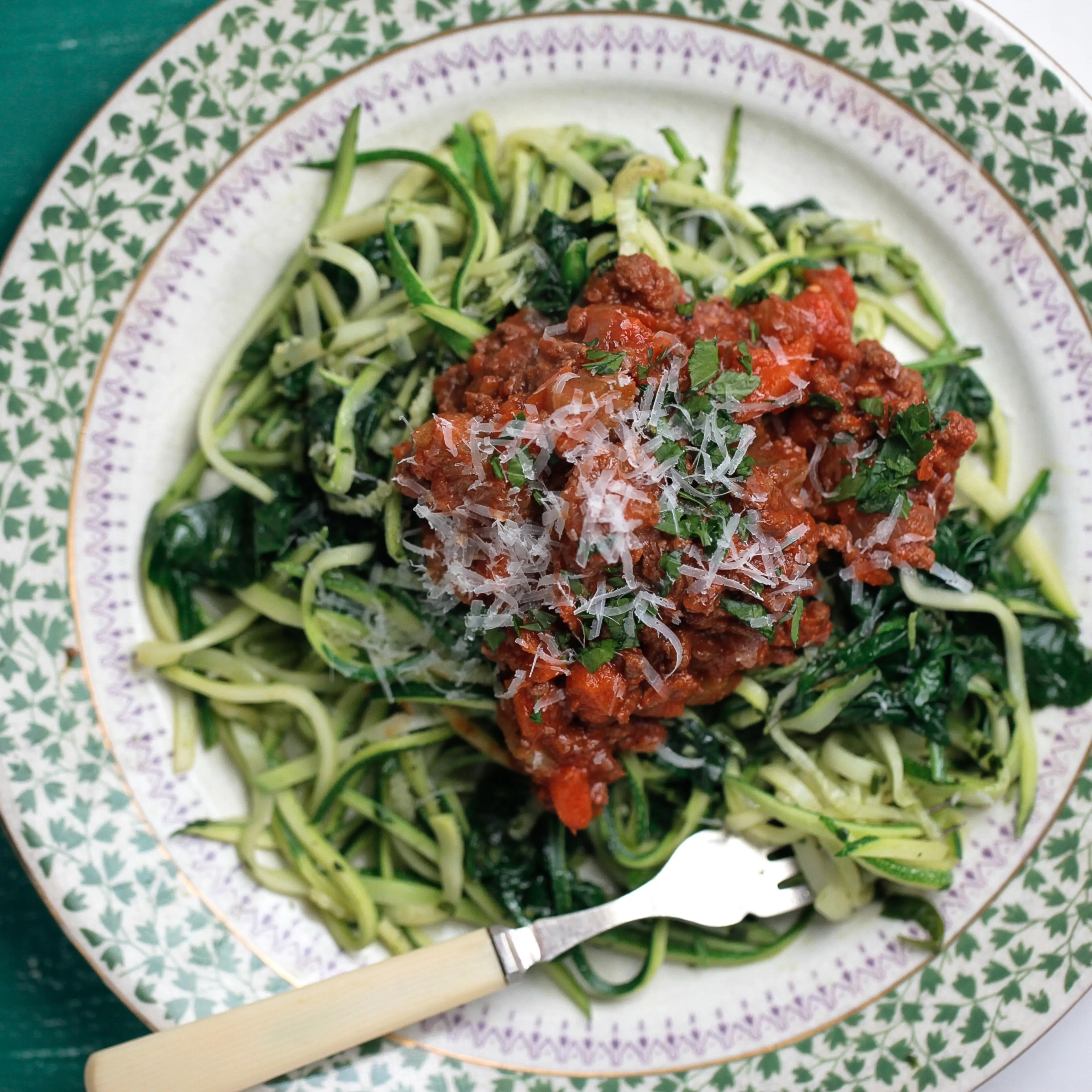A plate of spaghetti bolognese