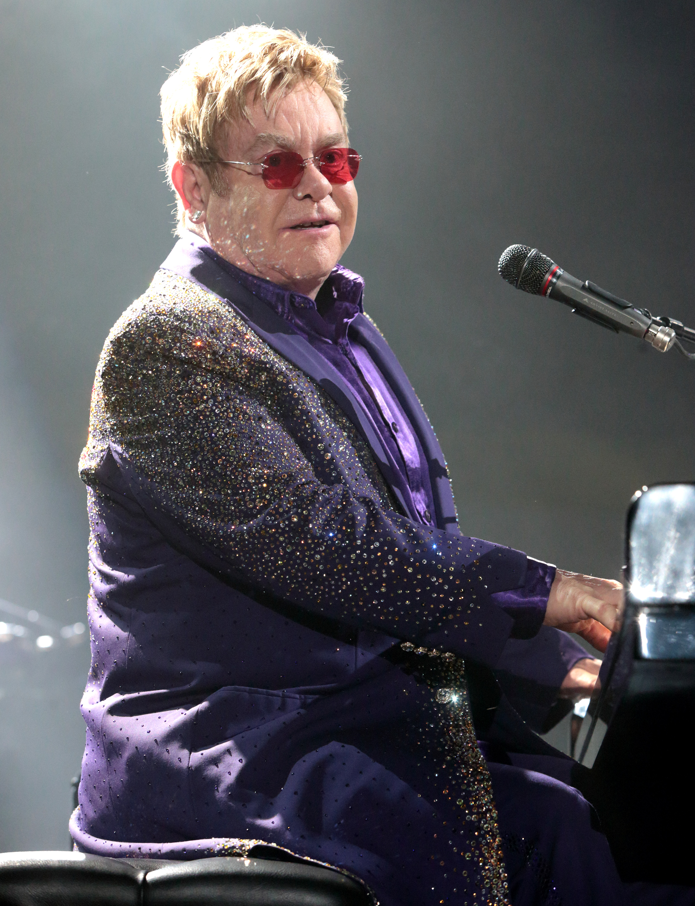Elton John performs on Feb. 28, 2015, in Reading, Pa.