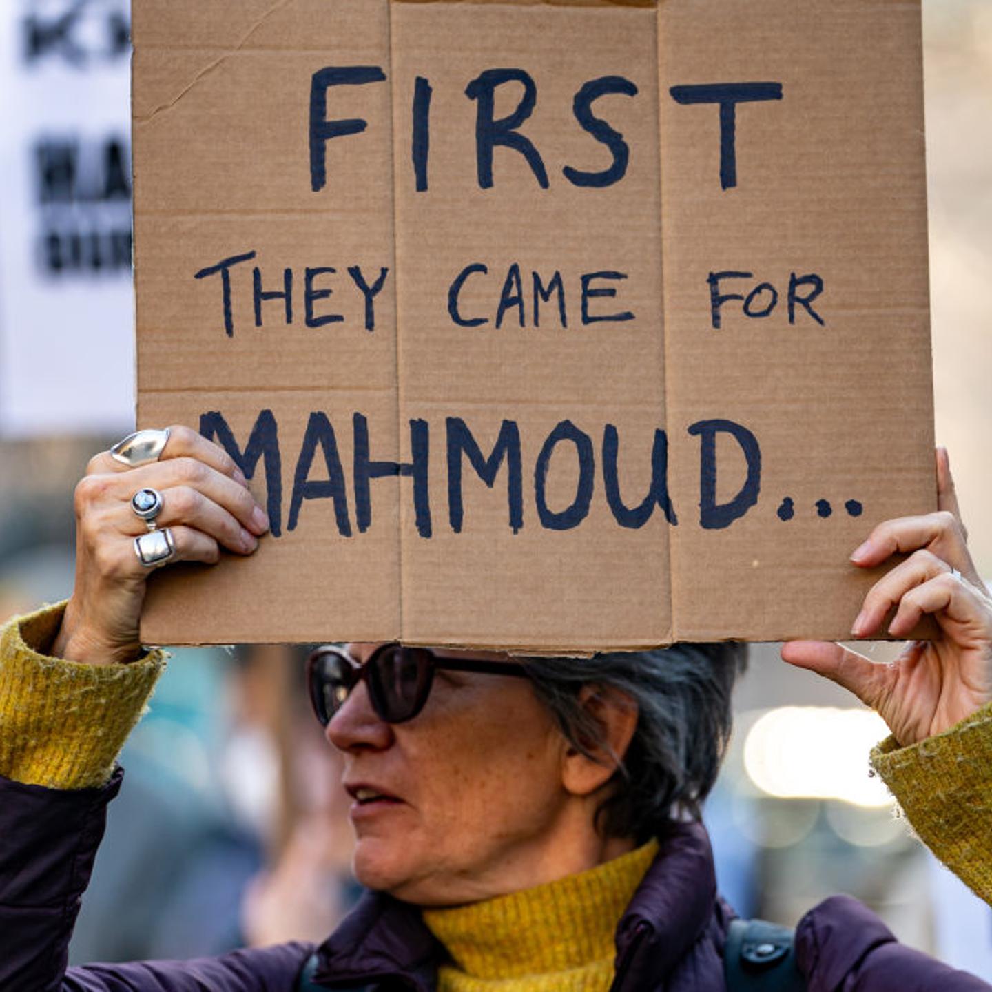 Protest Held Against ICE Arrest Of Pro-Palestinian Activist Mahmoud Khalil