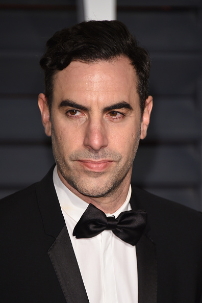 Sacha Baron Cohen attends 2015 Vanity Fair Oscar Party Hosted in Beverly Hills, Calif. on Feb. 22, 2015.