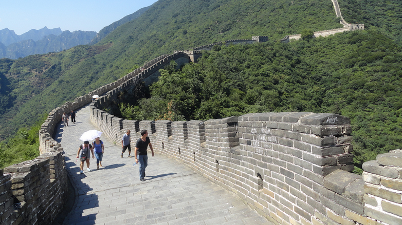 The Mutianyu section of the Great Wall