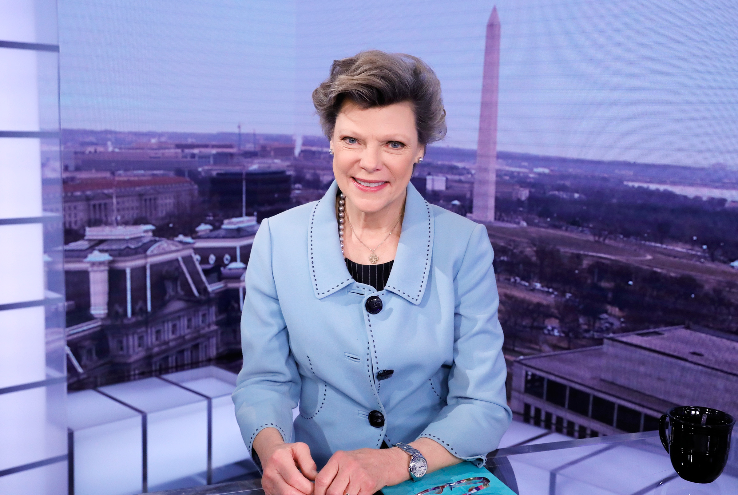 Cokie Roberts covers the inauguration of President Donald Trump, Jan. 20, 2017