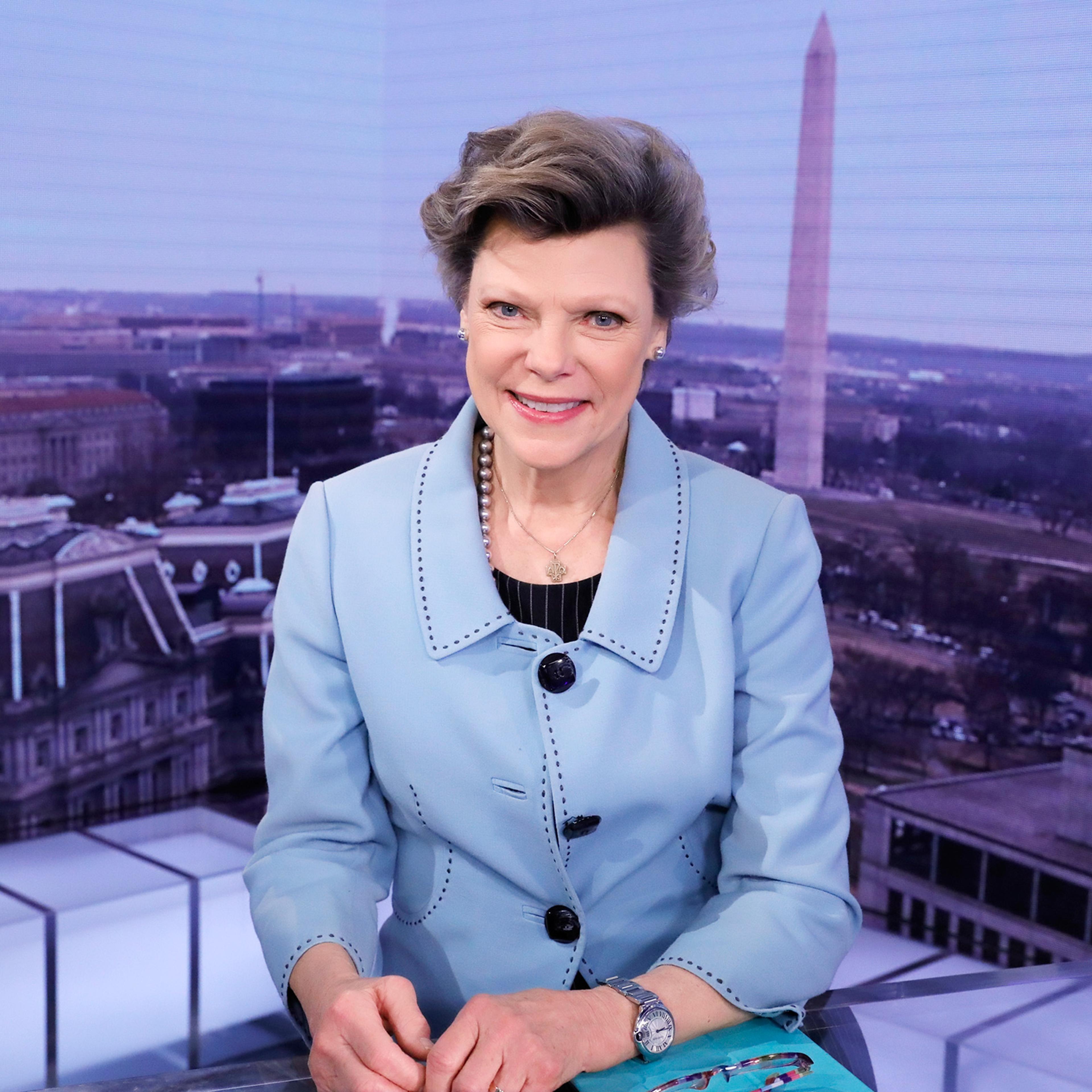 Cokie Roberts covers the inauguration of President Donald Trump, Jan. 20, 2017